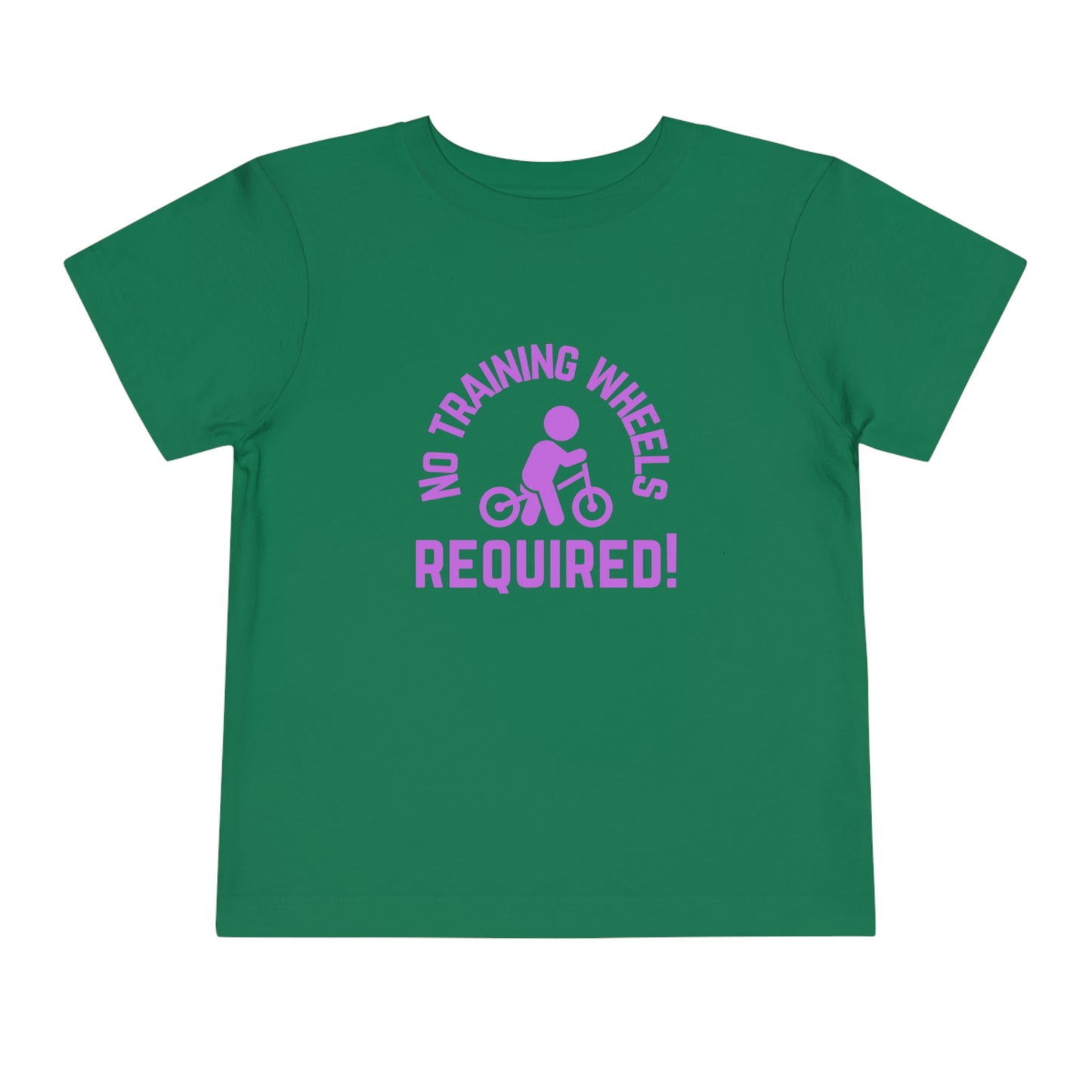 Little Ripper No Training Wheels Required Strider Bike - Toddler Short Sleeve Tee - Purple text