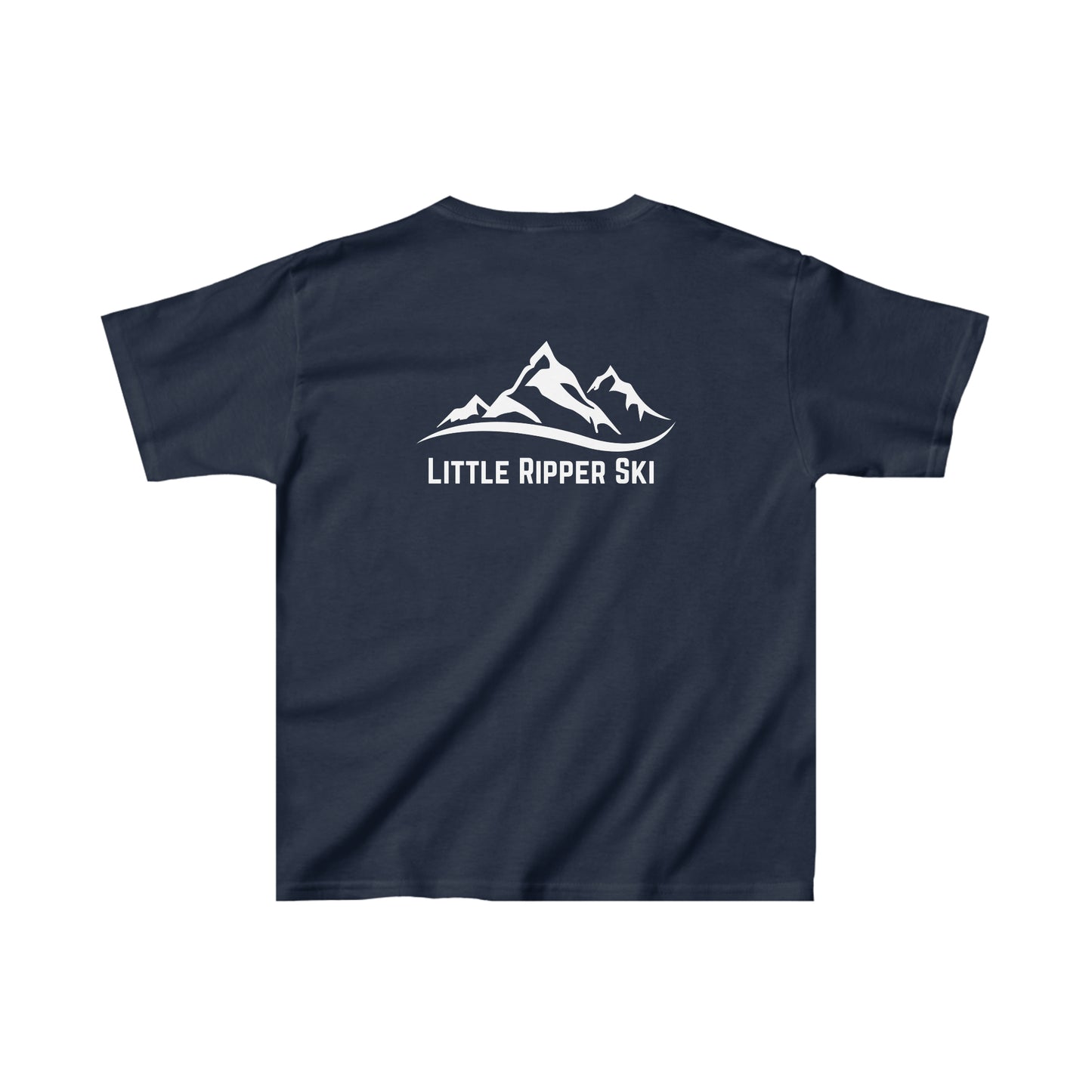 Kids Little Ripper Ski Tee - Kids Ski Shirt - Little Ripper Ski Shirt - White Logo