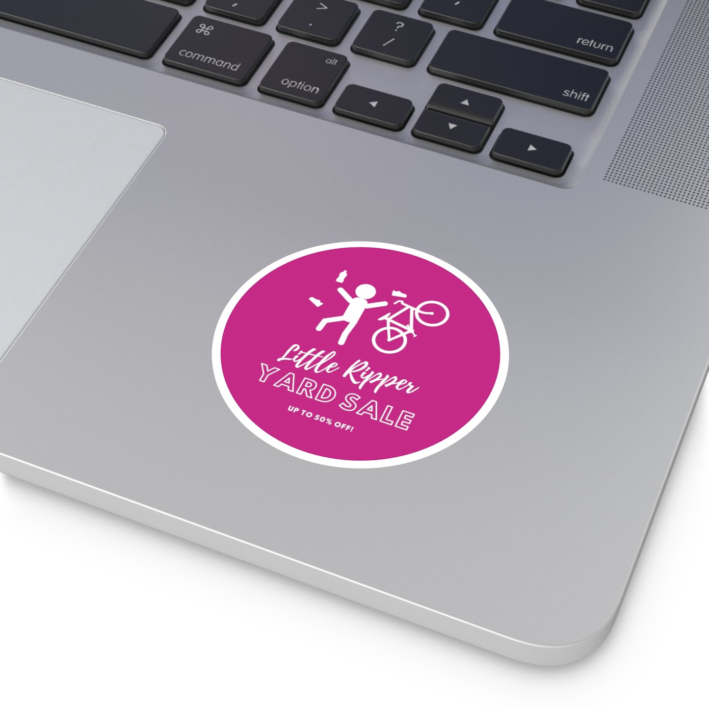 Little Ripper Bike Yard Sale - Indoor\Outdoor Round Stickers
