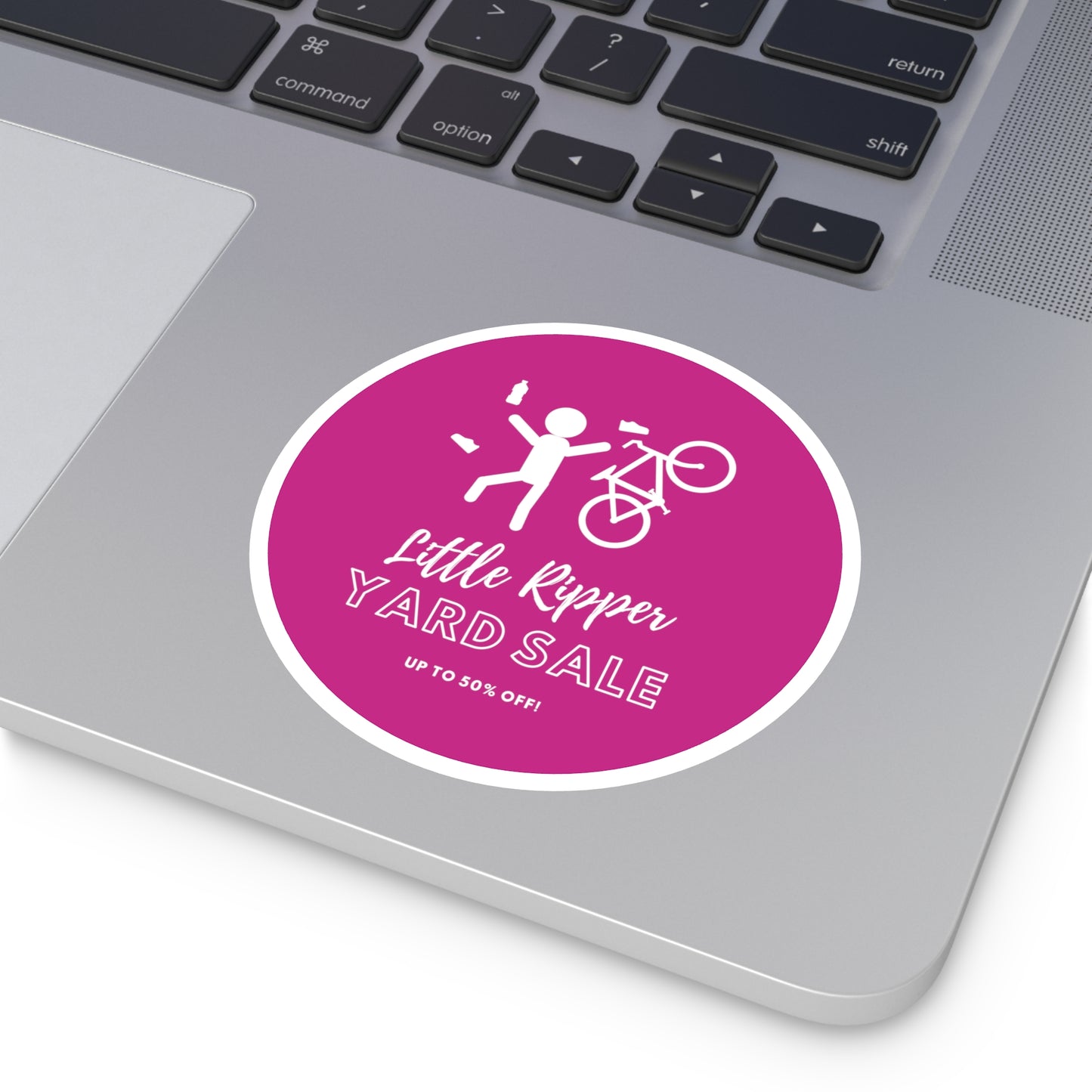 Little Ripper Bike Yard Sale - Indoor\Outdoor Round Stickers