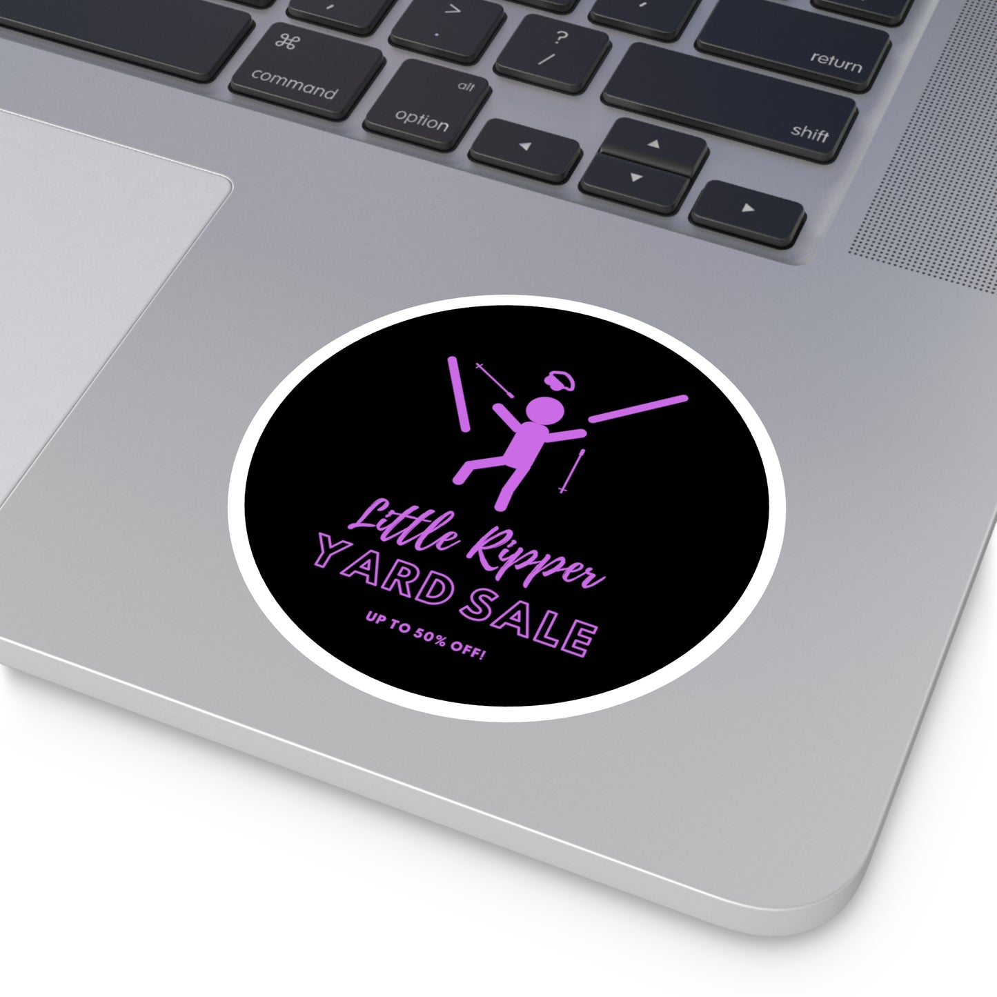 Little Ripper Ski Yard Sale - Indoor\Outdoor Round Stickers