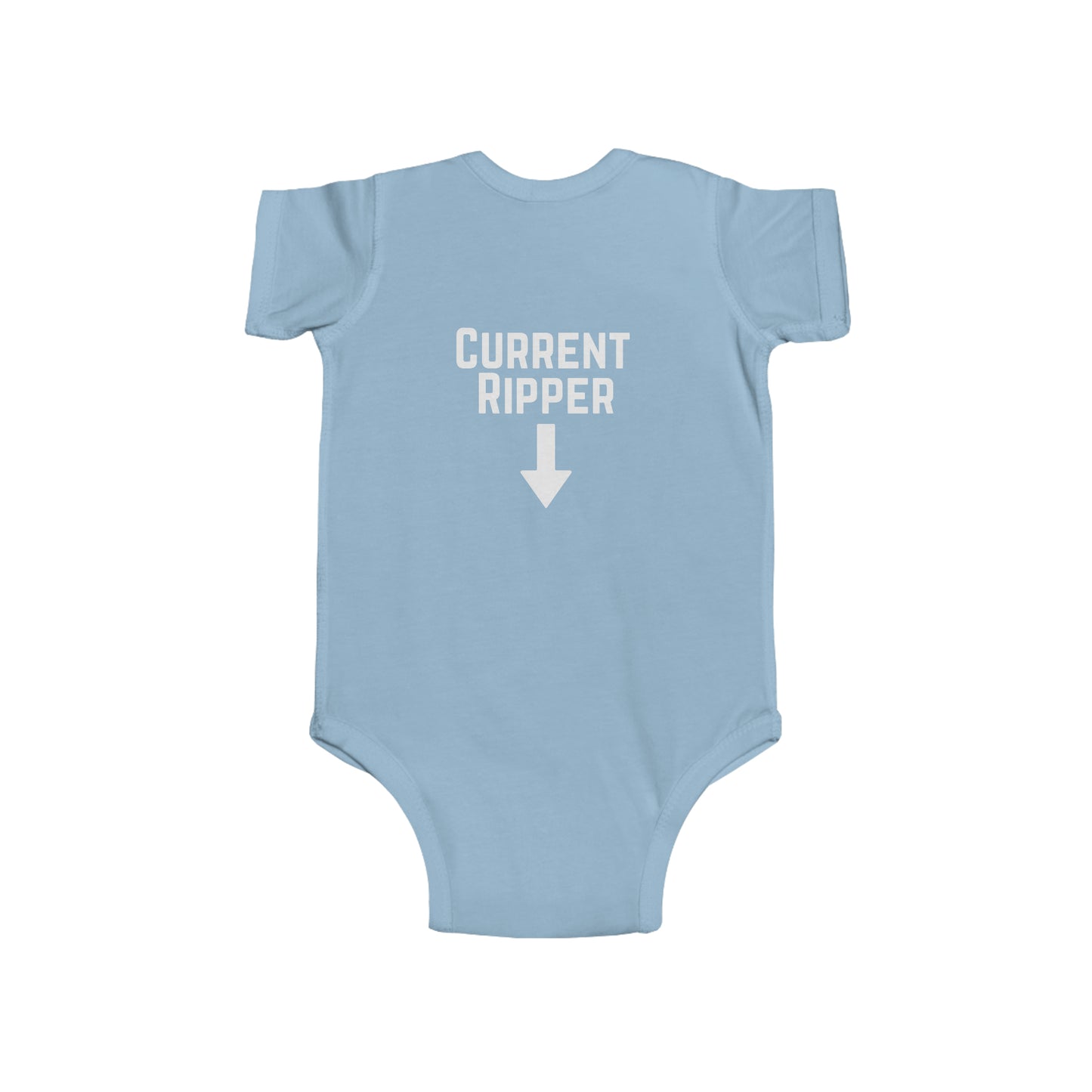 Bike Future Ripper Current Ripper - Infant Fine Jersey Bodysuit - White Logo