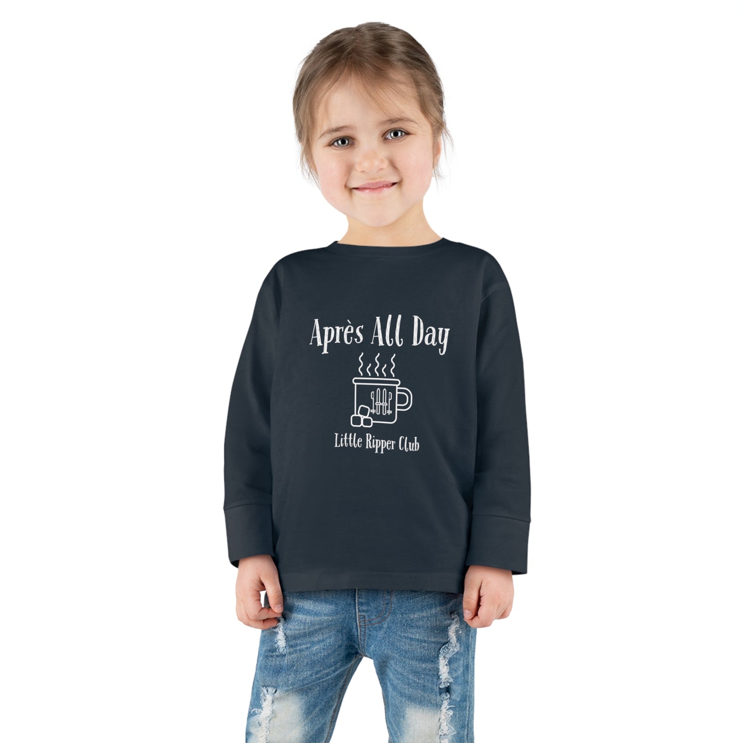 Little Ripper Après All Day - Toddler Long Sleeve Tee