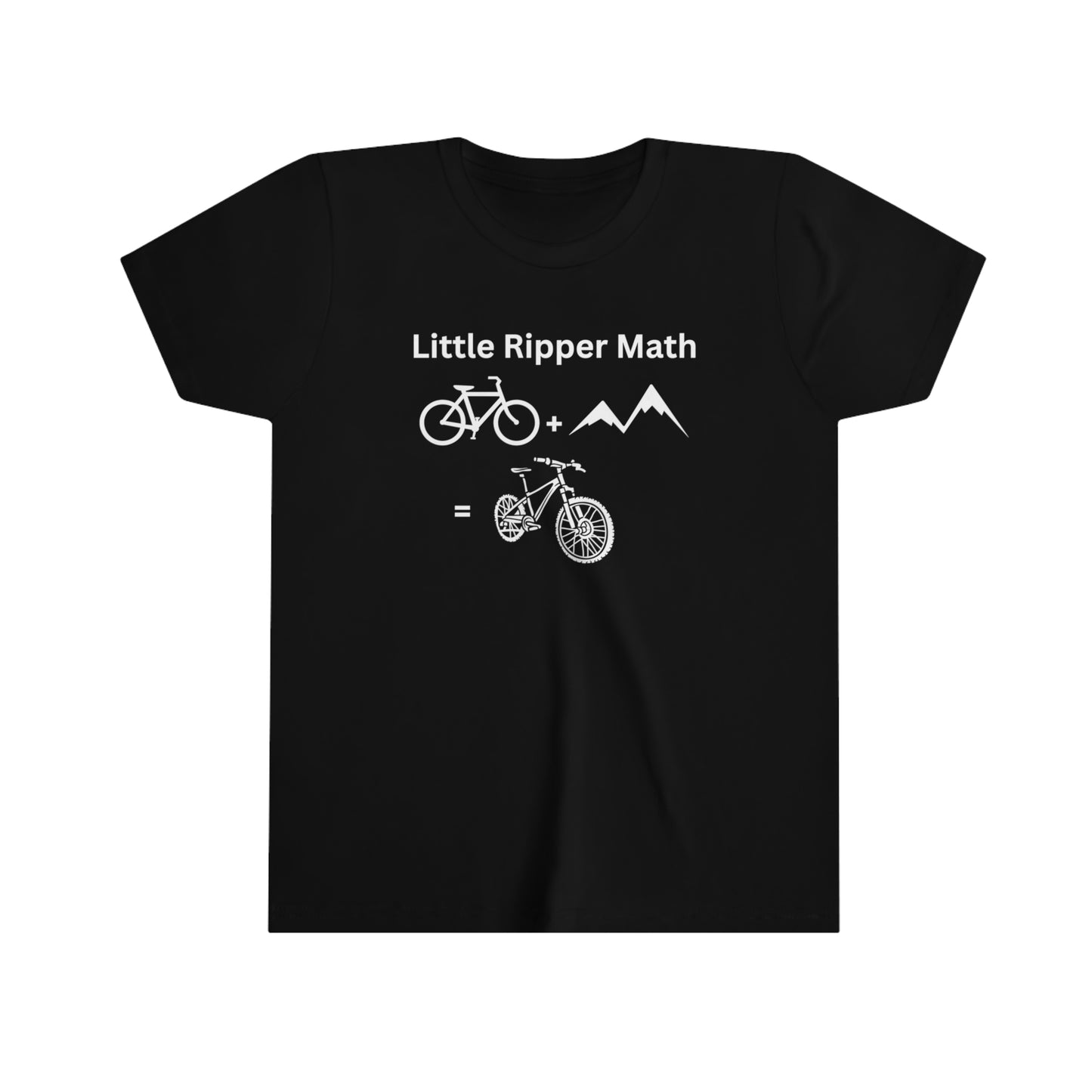 Little Ripper Math - white writing - Youth Short Sleeve Tee