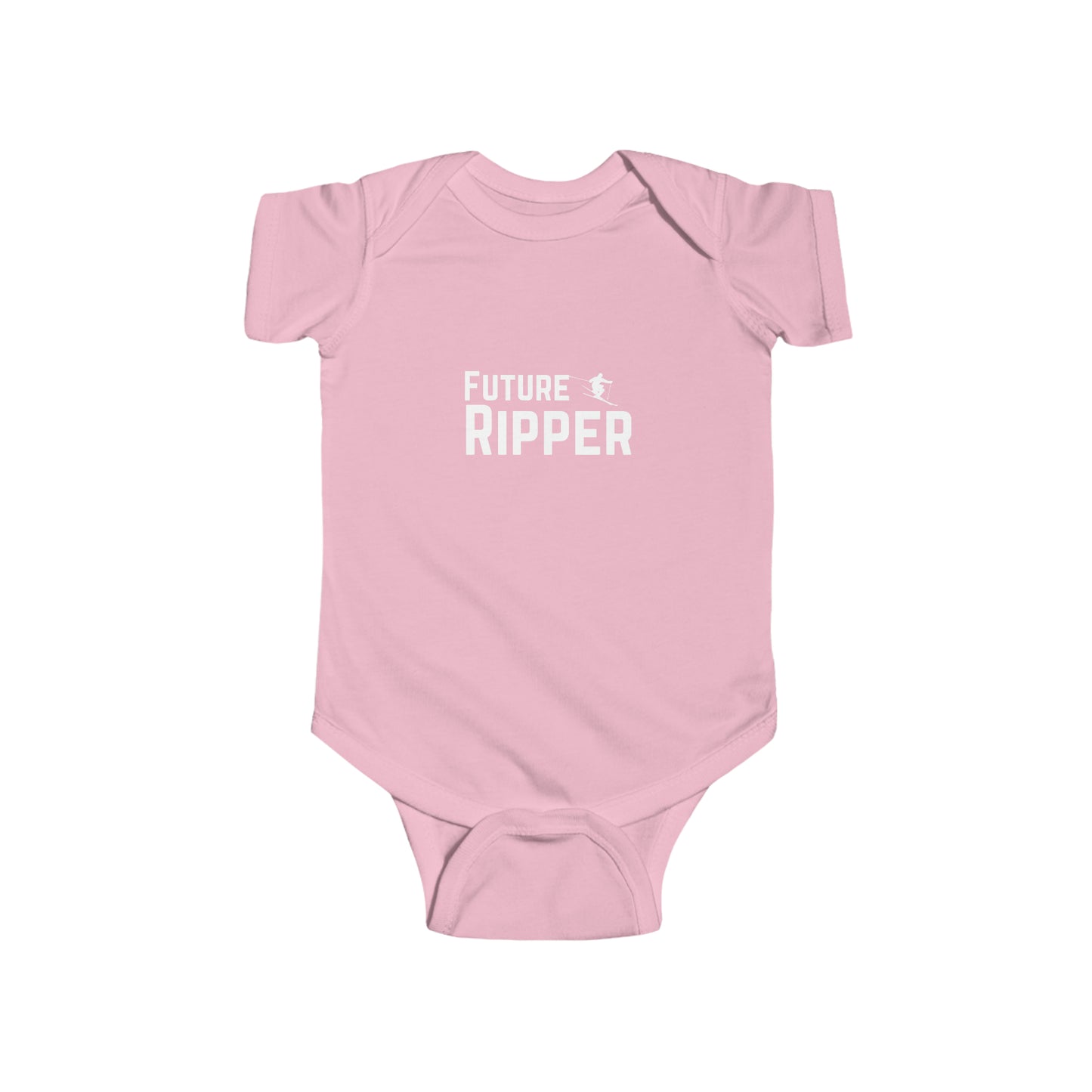 Ski Future Ripper Current Ripper - Infant Fine Jersey Bodysuit - White Logo