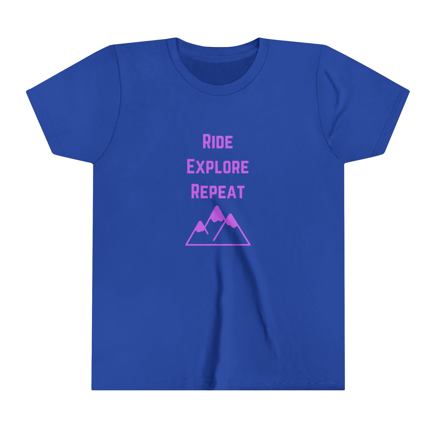 Ride Explore Repeat - Youth Short Sleeve Tee