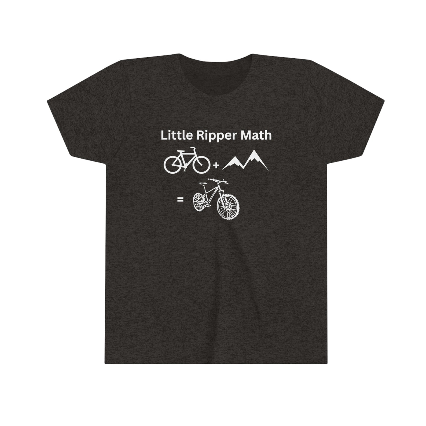 Little Ripper Math - white writing - Youth Short Sleeve Tee