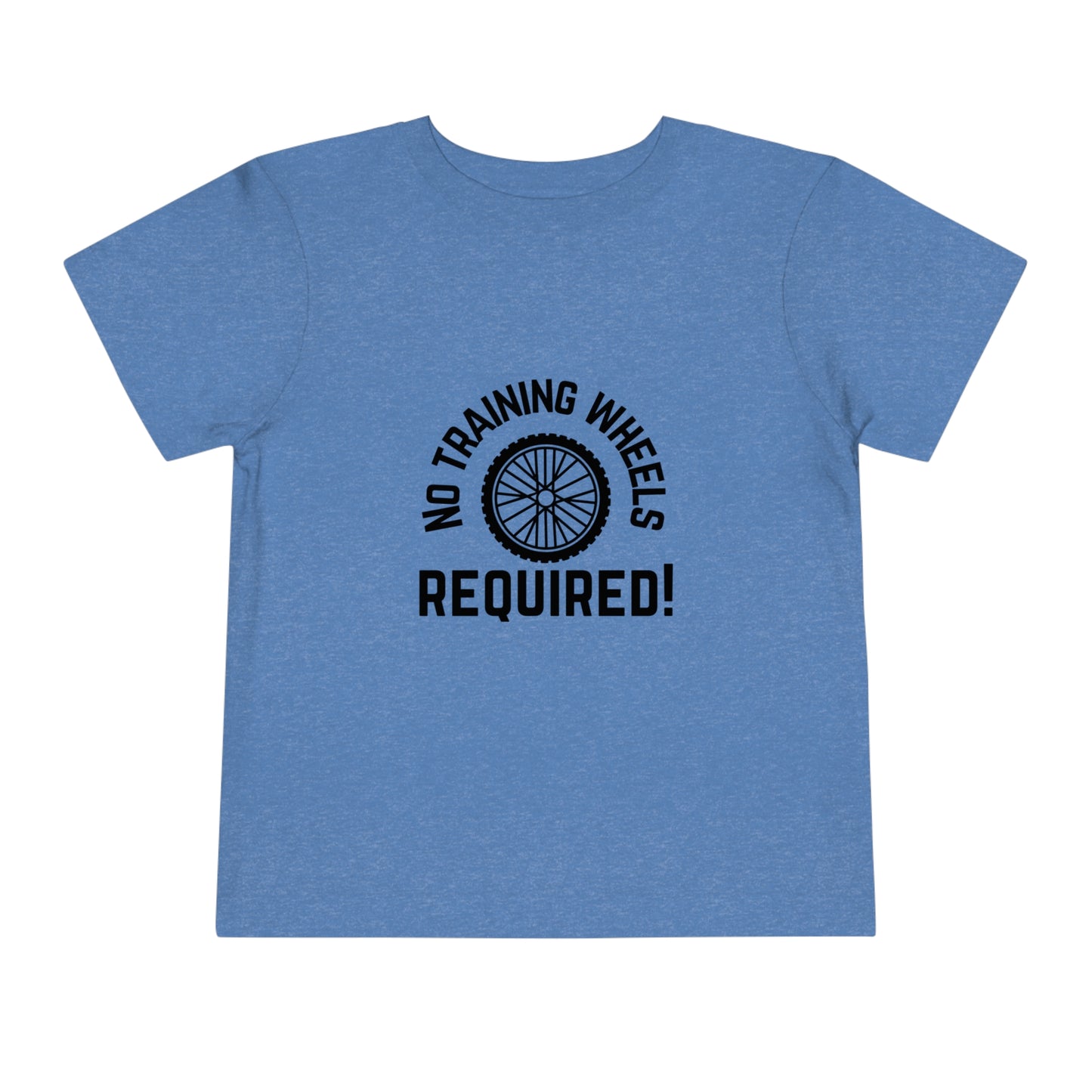 No Training Wheels Required (wheel) - Toddler Short Sleeve Tee
