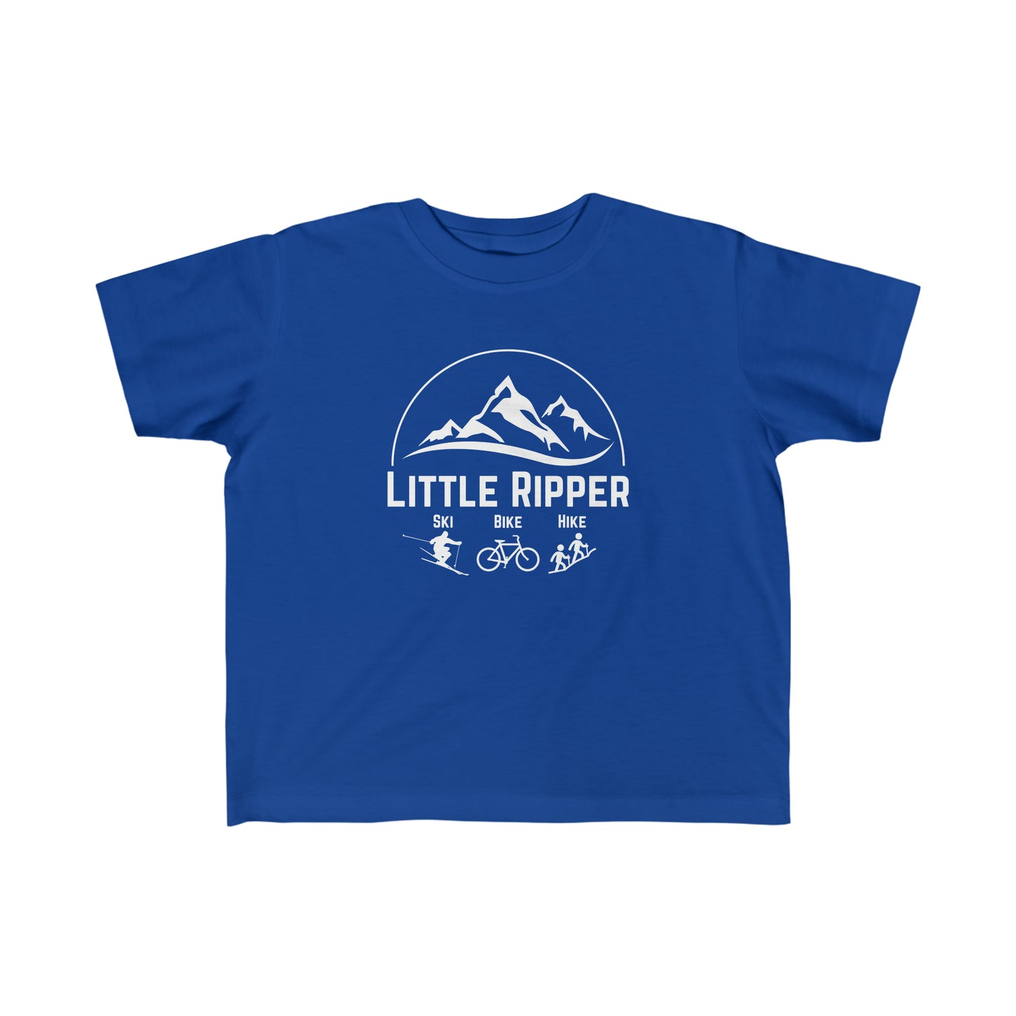 Toddler - Little Ripper Ski Bike Hike shirt - White Logo