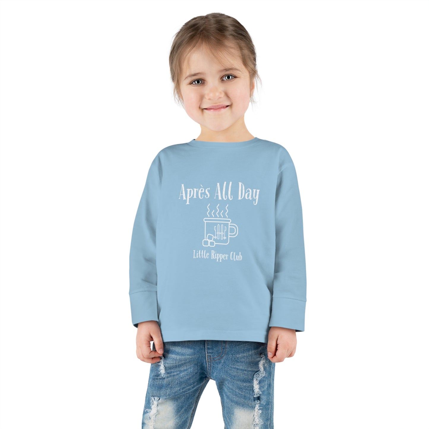 Little Ripper Après All Day - Toddler Long Sleeve Tee