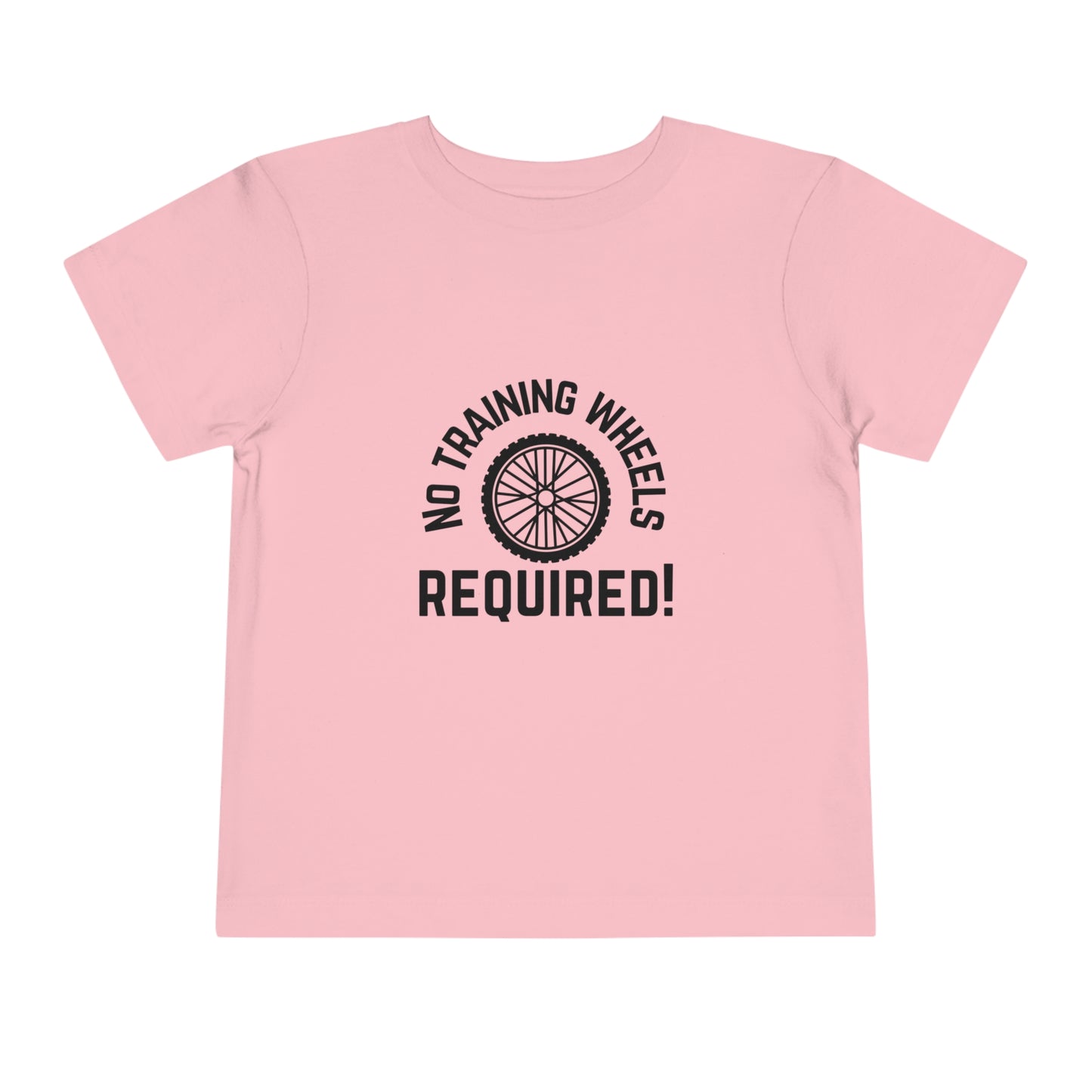 No Training Wheels Required (wheel) - Toddler Short Sleeve Tee