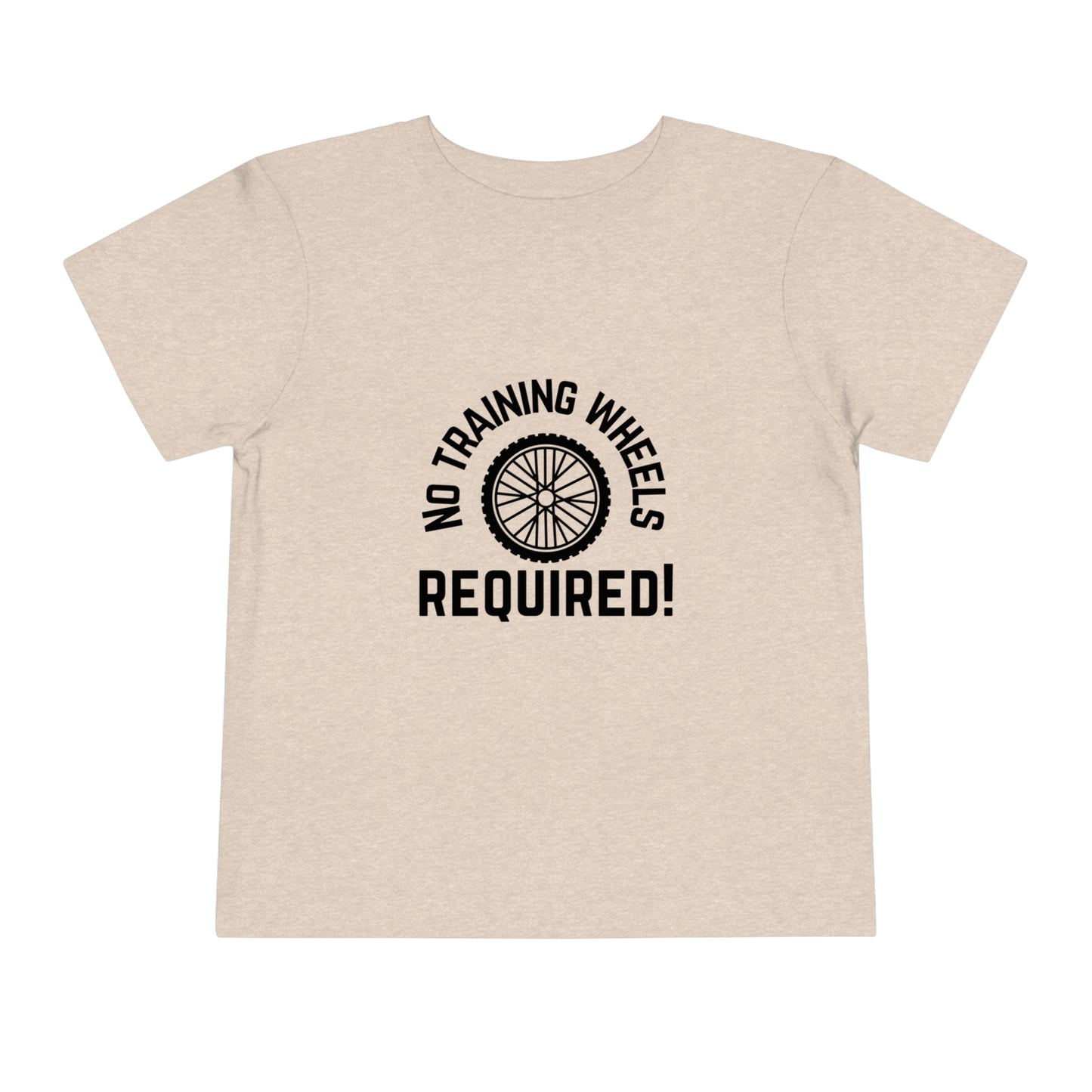 No Training Wheels Required (wheel) - Toddler Short Sleeve Tee