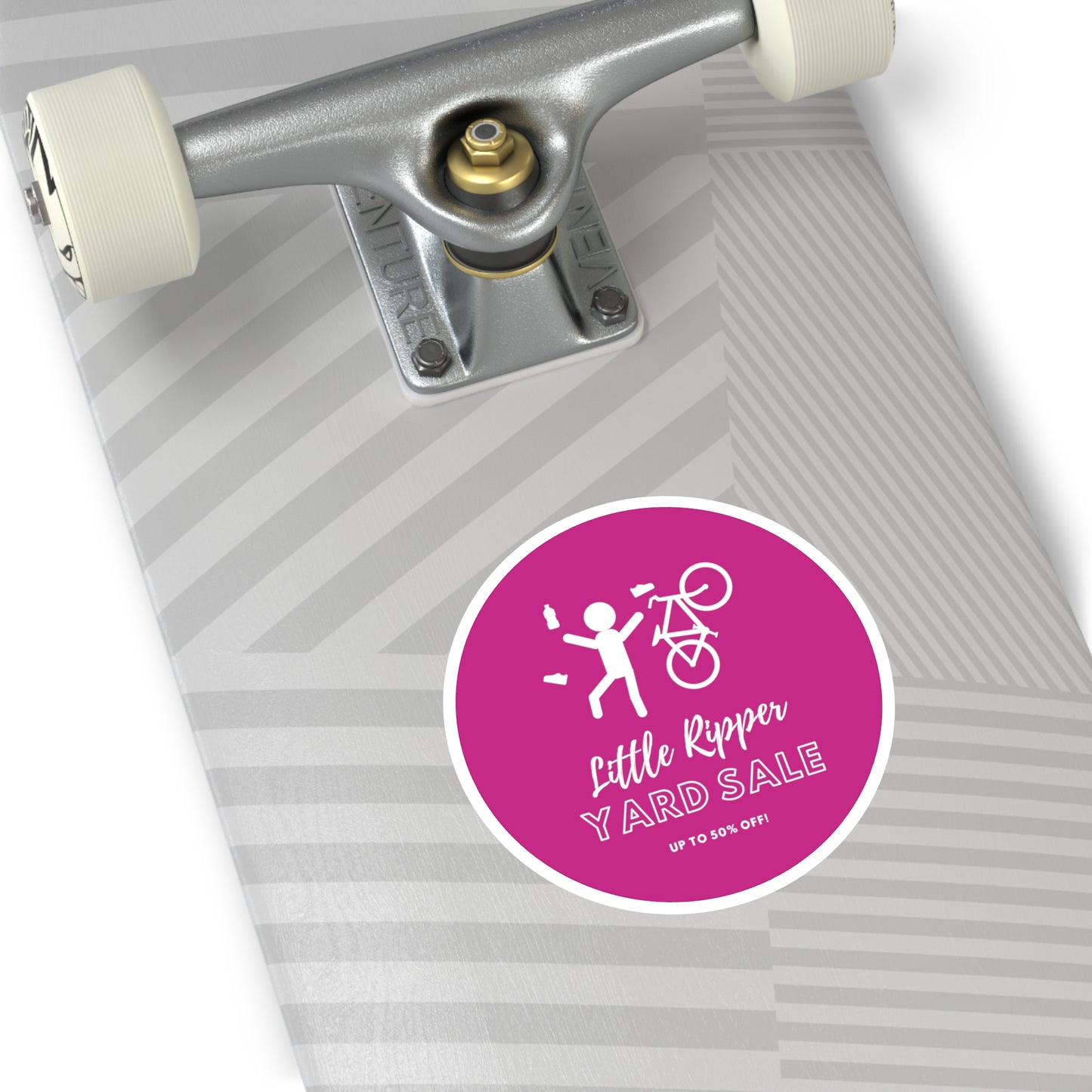 Little Ripper Bike Yard Sale - Indoor\Outdoor Round Stickers