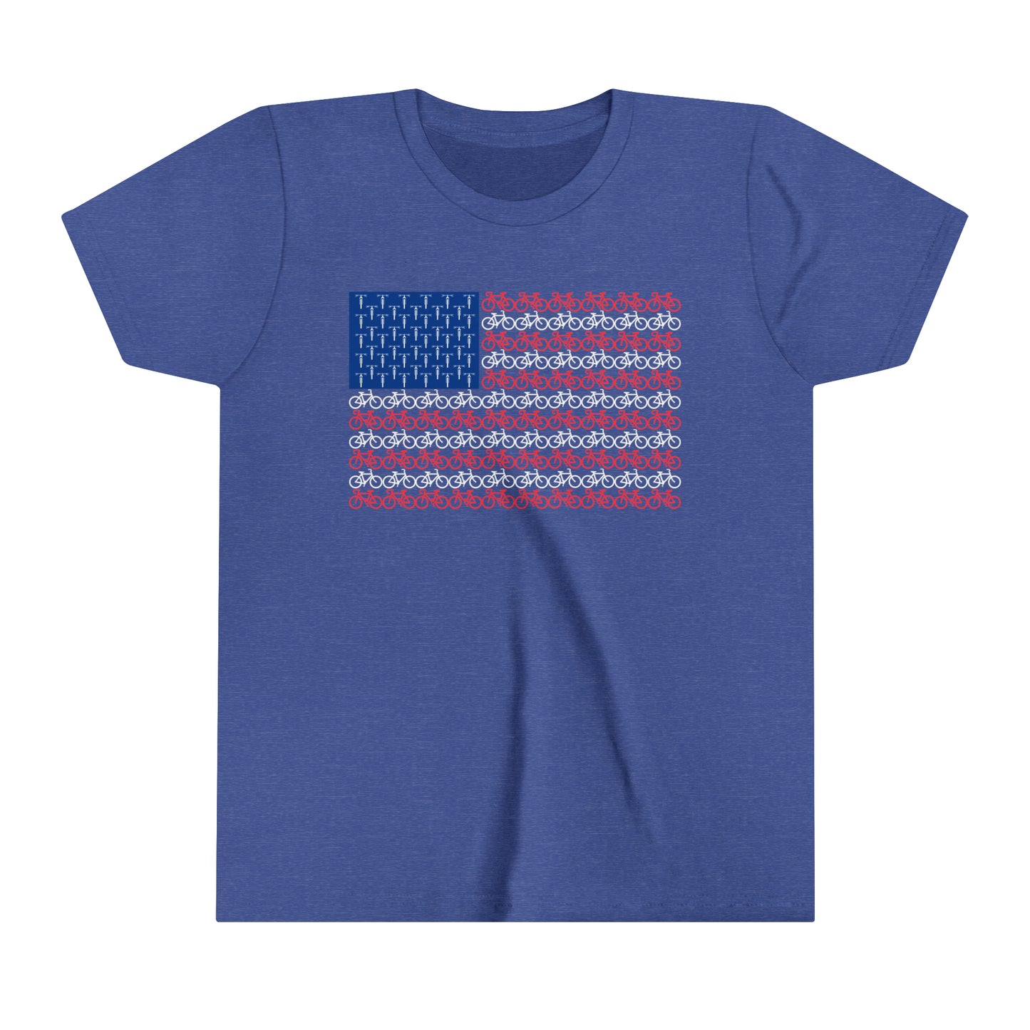 Little Ripper American Bike Flag - Youth Short Sleeve Tee