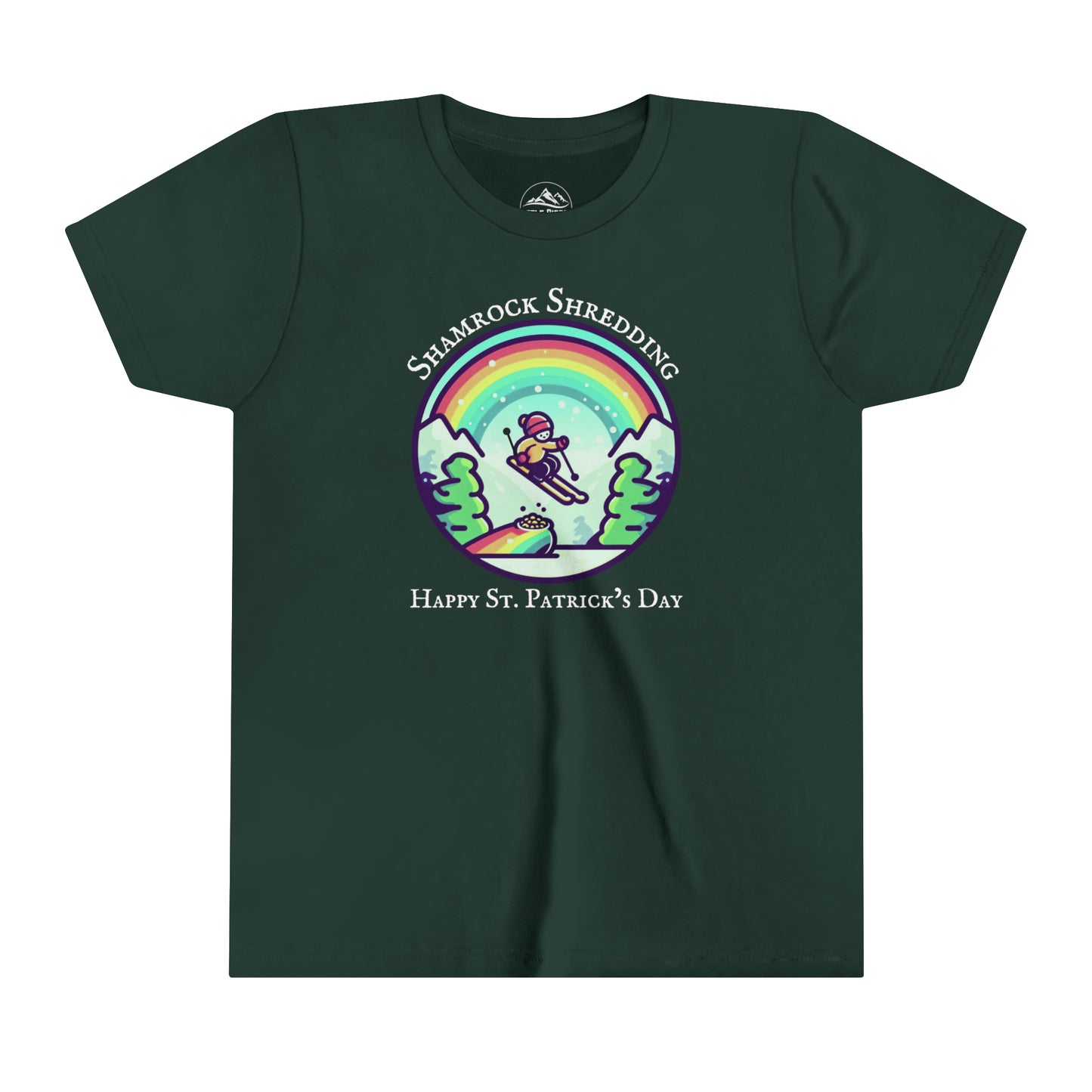 Shamrock Shredding - St. Patrick's Day Youth Short Sleeve Tee