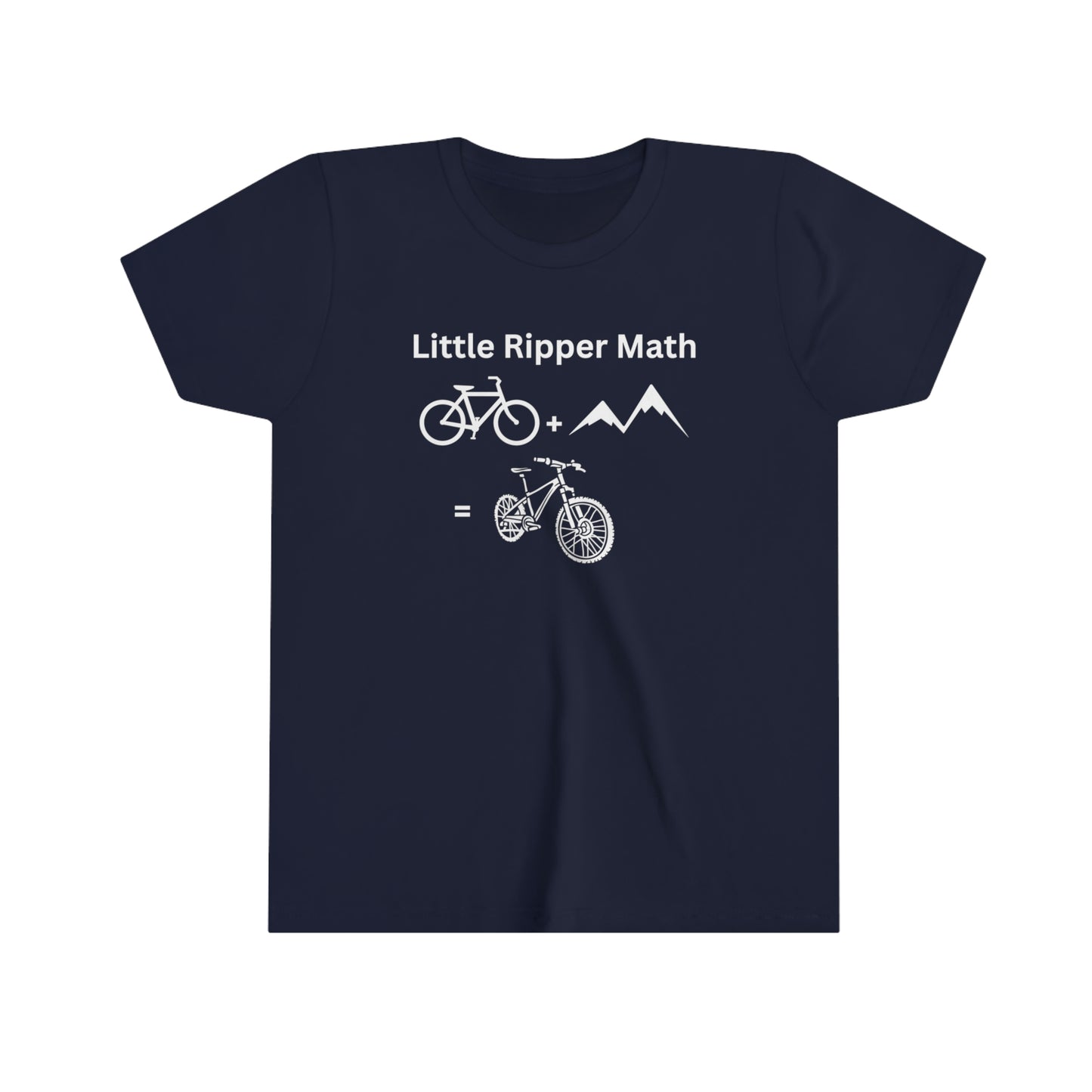 Little Ripper Math - white writing - Youth Short Sleeve Tee