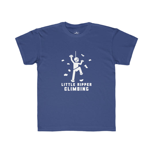 Little Ripper Climbing Wall - Kids Regular Fit Tee - wht label