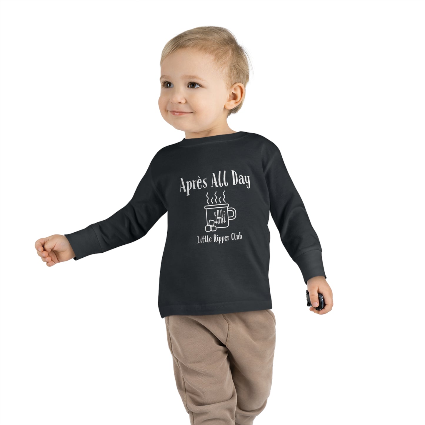 Little Ripper Après All Day - Toddler Long Sleeve Tee