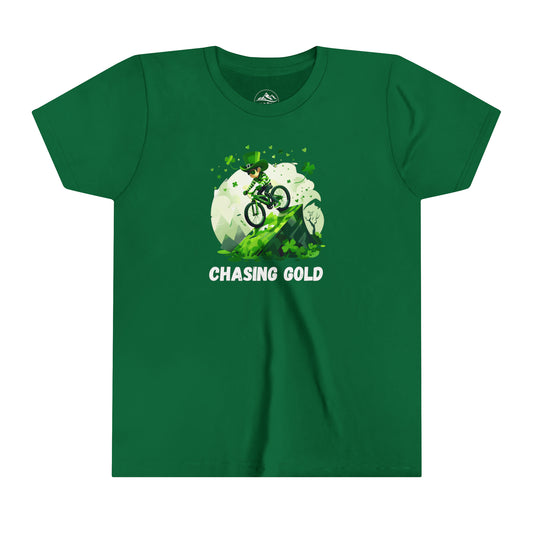 Chasing Gold - St. Patrick's Day Youth Short Sleeve Tee