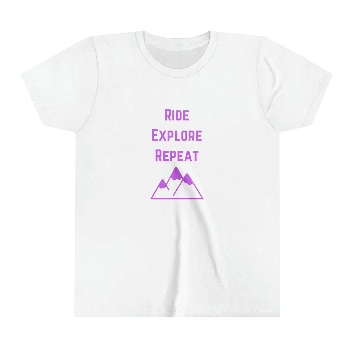 Ride Explore Repeat - Youth Short Sleeve Tee