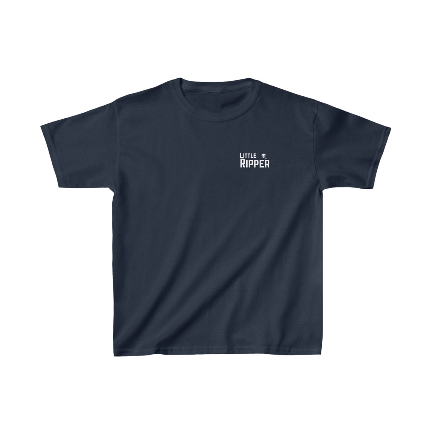 Kids Little Ripper Ski Tee - Kids Ski Shirt - Little Ripper Ski Shirt - White Logo