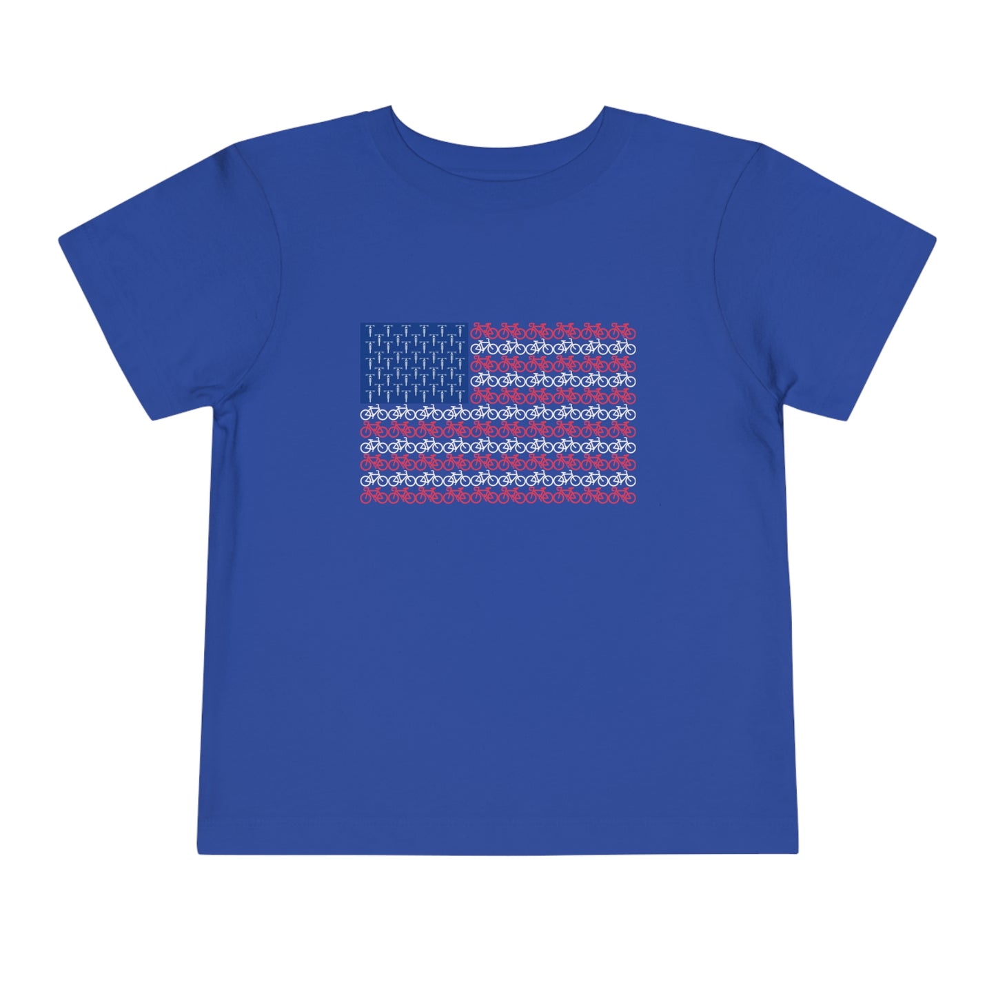 Little Ripper American Bike Flag - Toddler Short Sleeve Tee