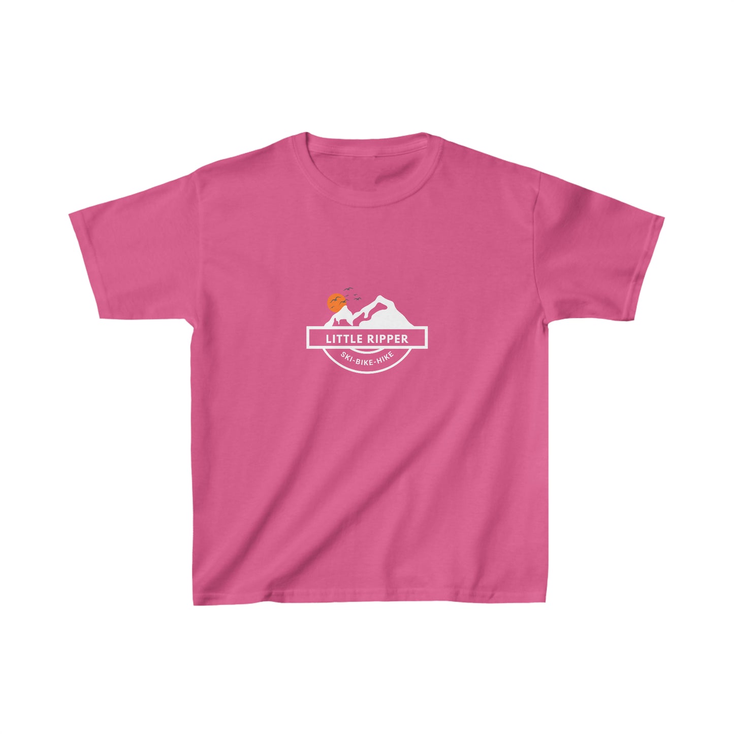 Little Ripper Ski Bike Hike Sunset Tee