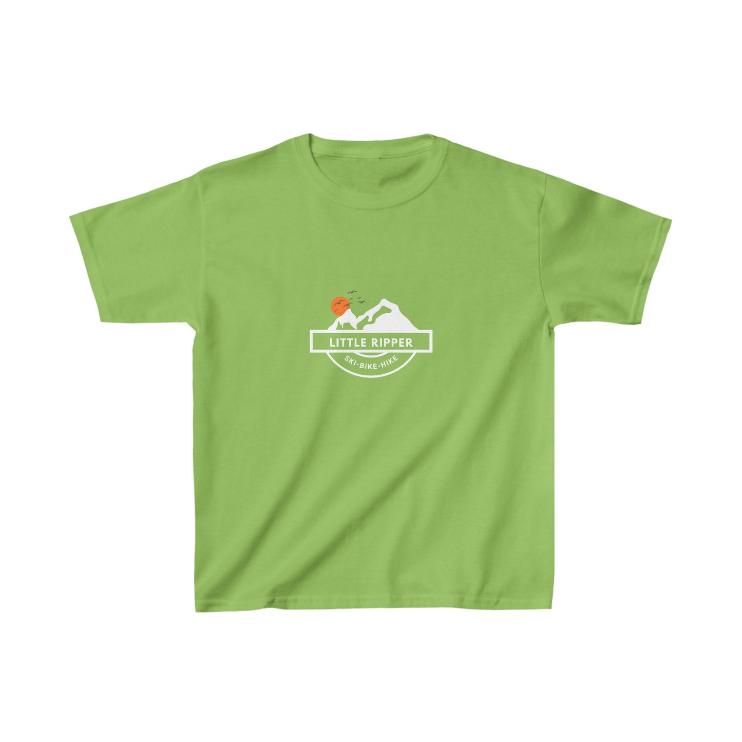 Little Ripper Ski Bike Hike Sunset Tee
