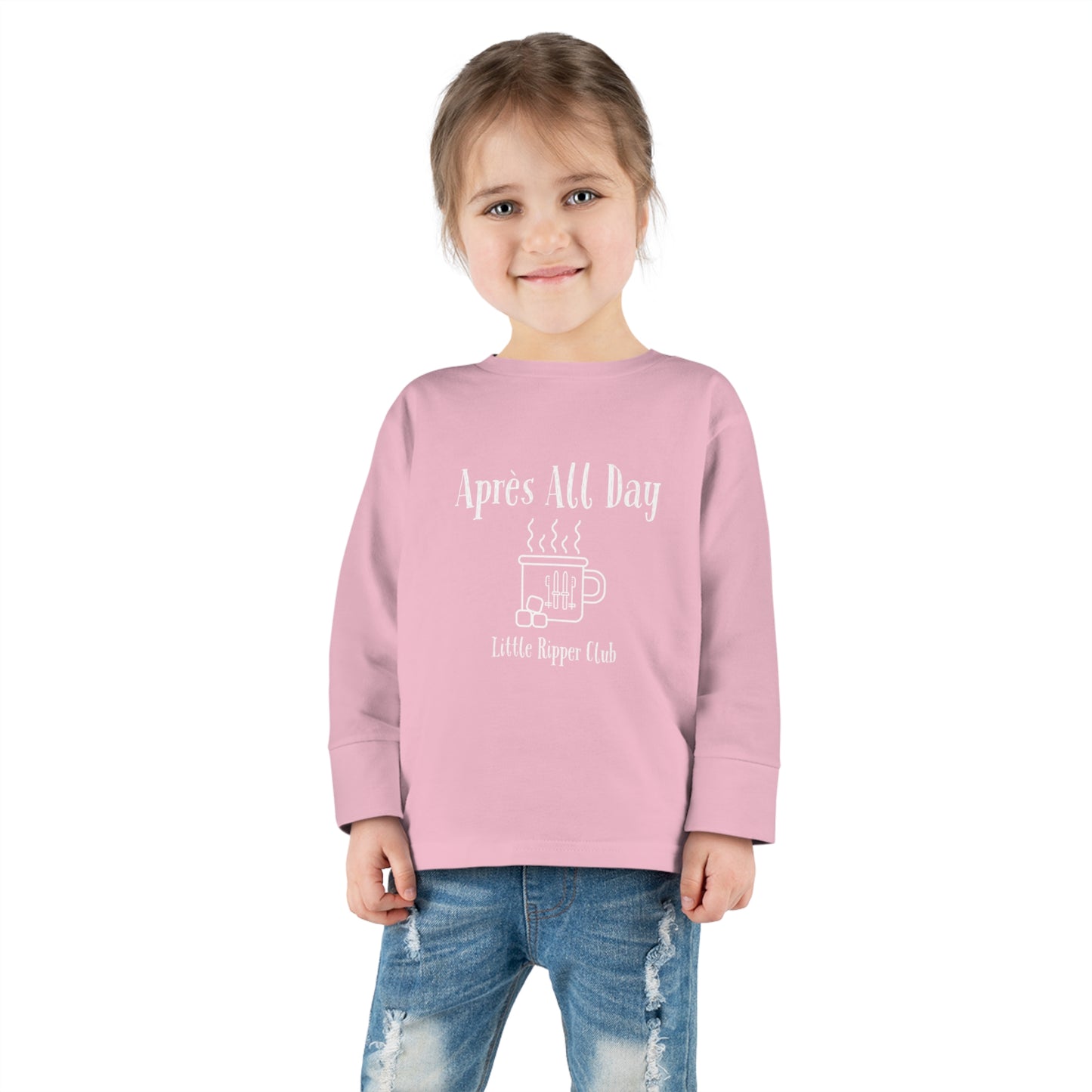 Little Ripper Après All Day - Toddler Long Sleeve Tee