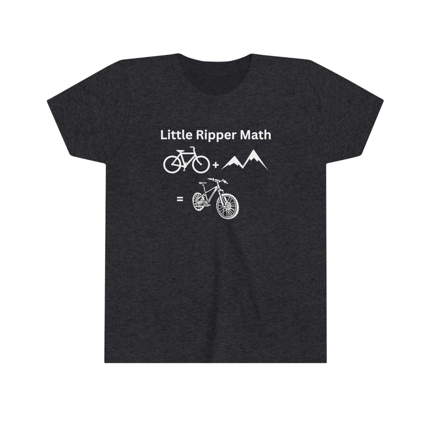 Little Ripper Math - white writing - Youth Short Sleeve Tee