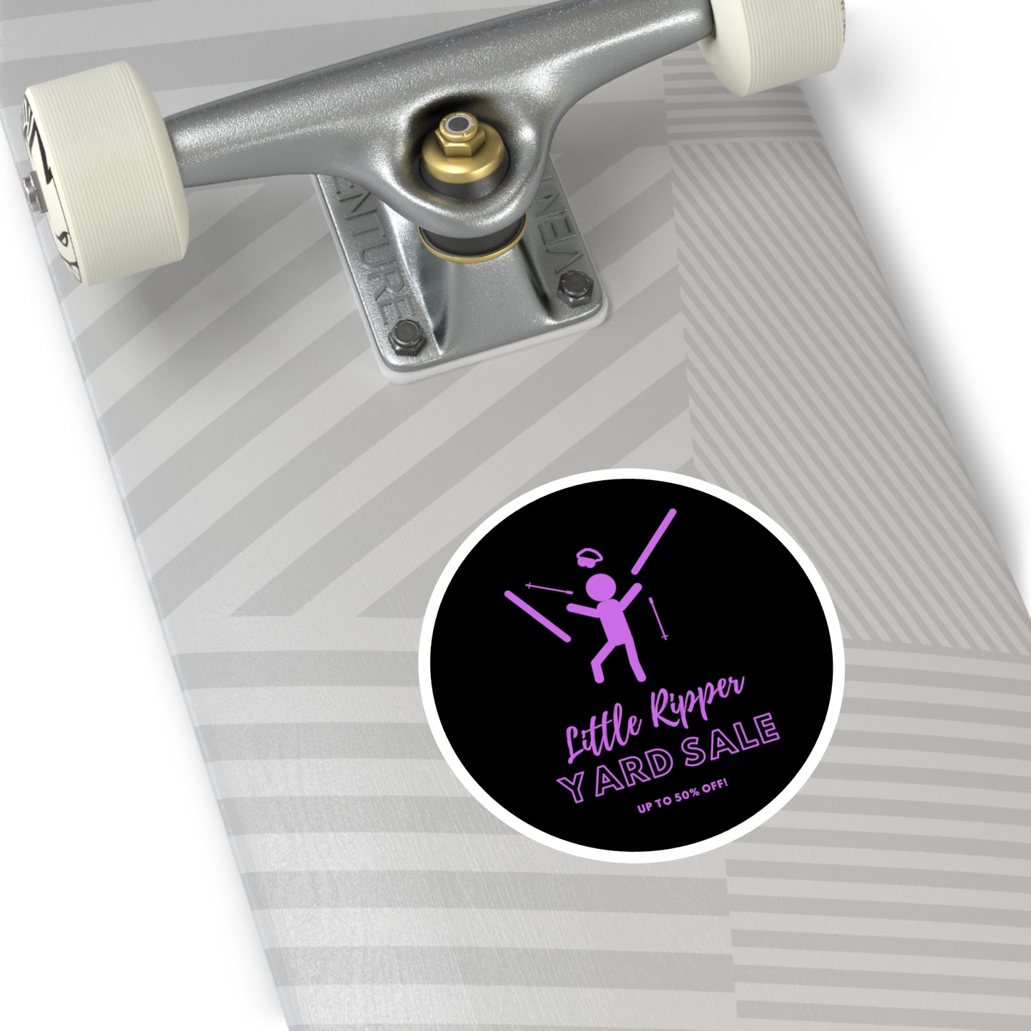 Little Ripper Ski Yard Sale - Indoor\Outdoor Round Stickers