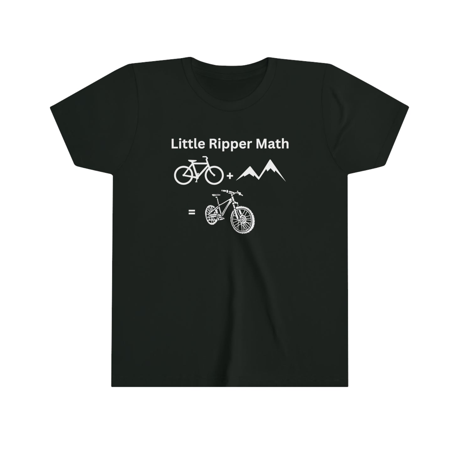 Little Ripper Math - white writing - Youth Short Sleeve Tee