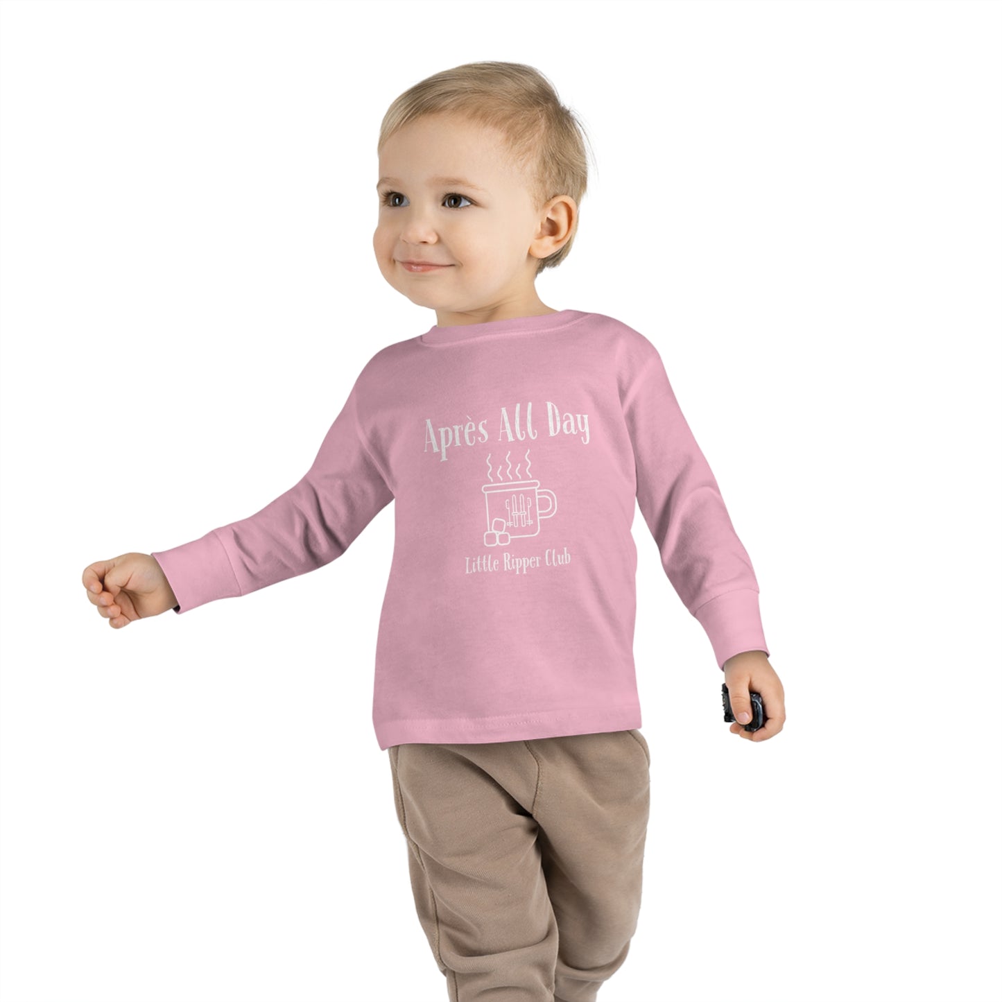 Little Ripper Après All Day - Toddler Long Sleeve Tee