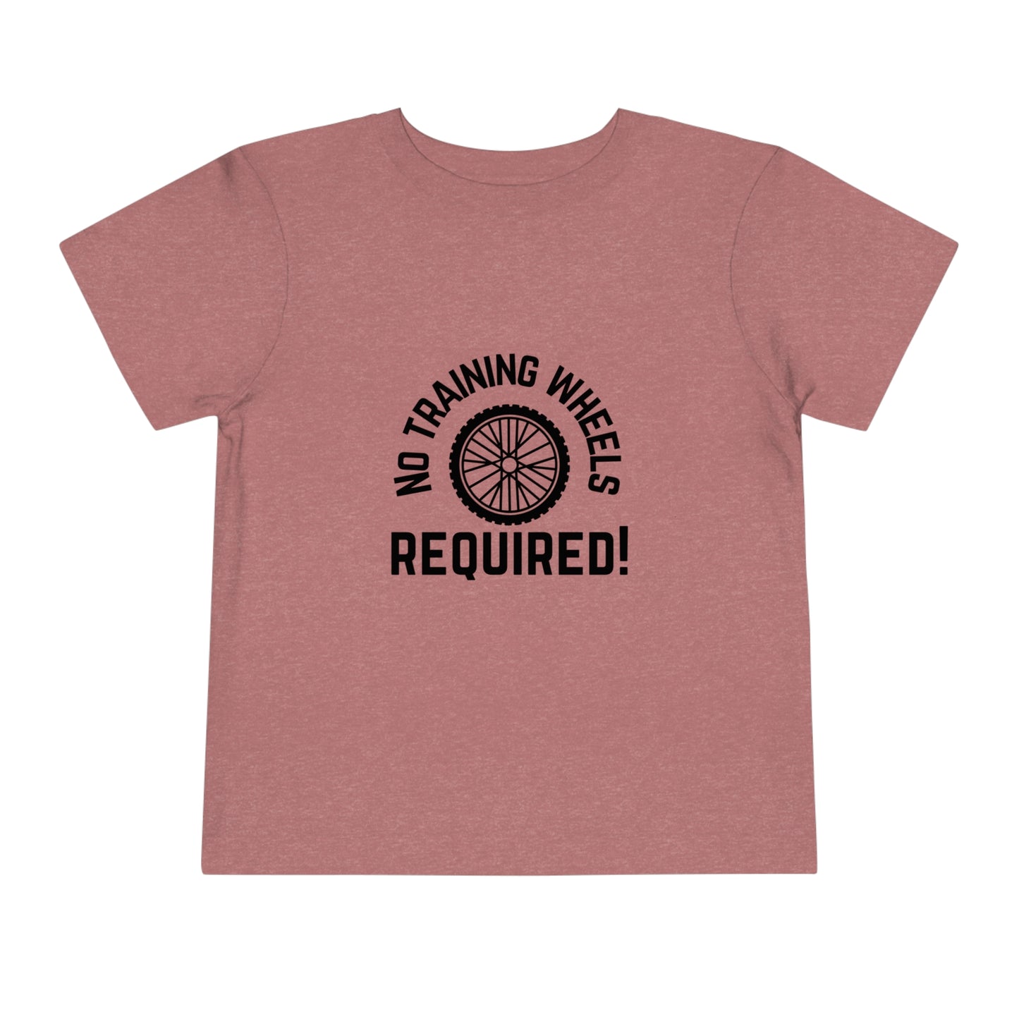 No Training Wheels Required (wheel) - Toddler Short Sleeve Tee