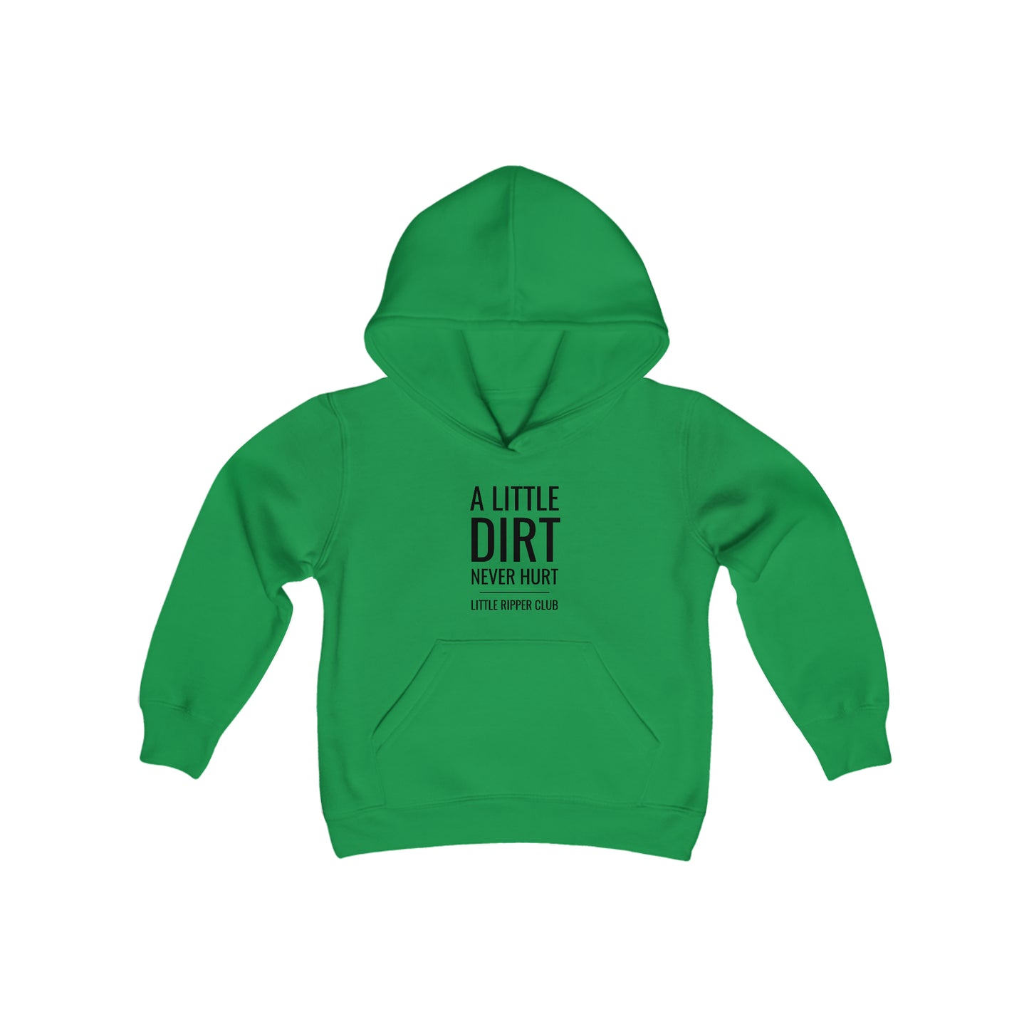 Little Ripper A Little Dirt Never Hurt - Youth Hooded Sweatshirt