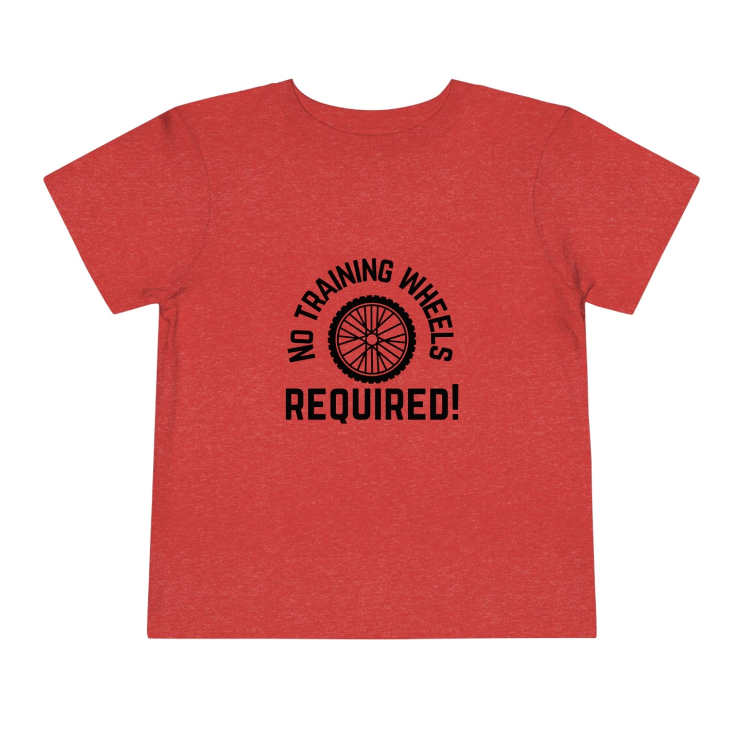 No Training Wheels Required (wheel) - Toddler Short Sleeve Tee