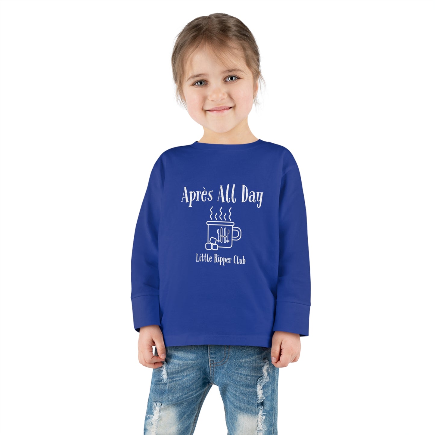 Little Ripper Après All Day - Toddler Long Sleeve Tee