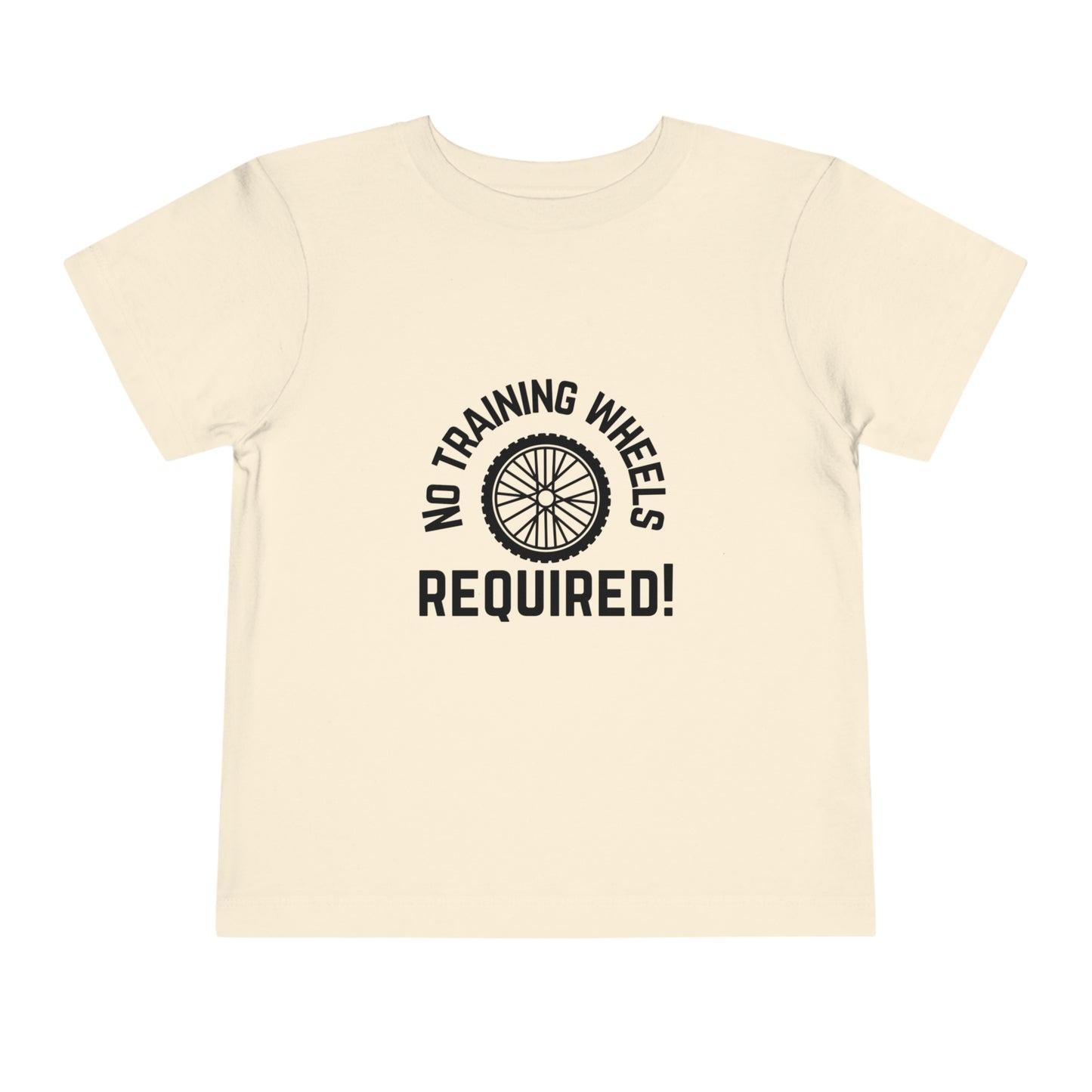 No Training Wheels Required (wheel) - Toddler Short Sleeve Tee
