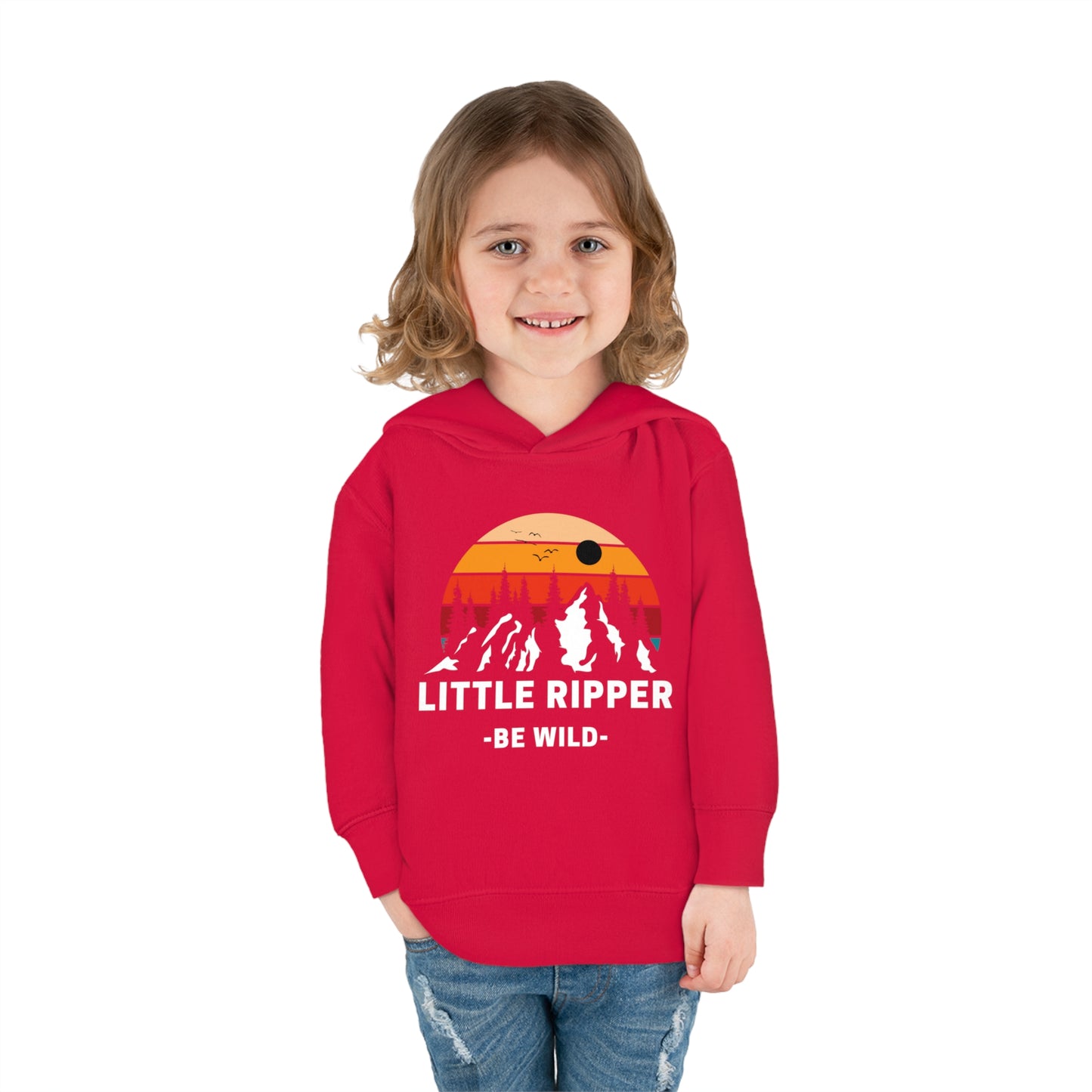 Little Ripper Be Wild - Toddler Pullover Fleece Hoodie