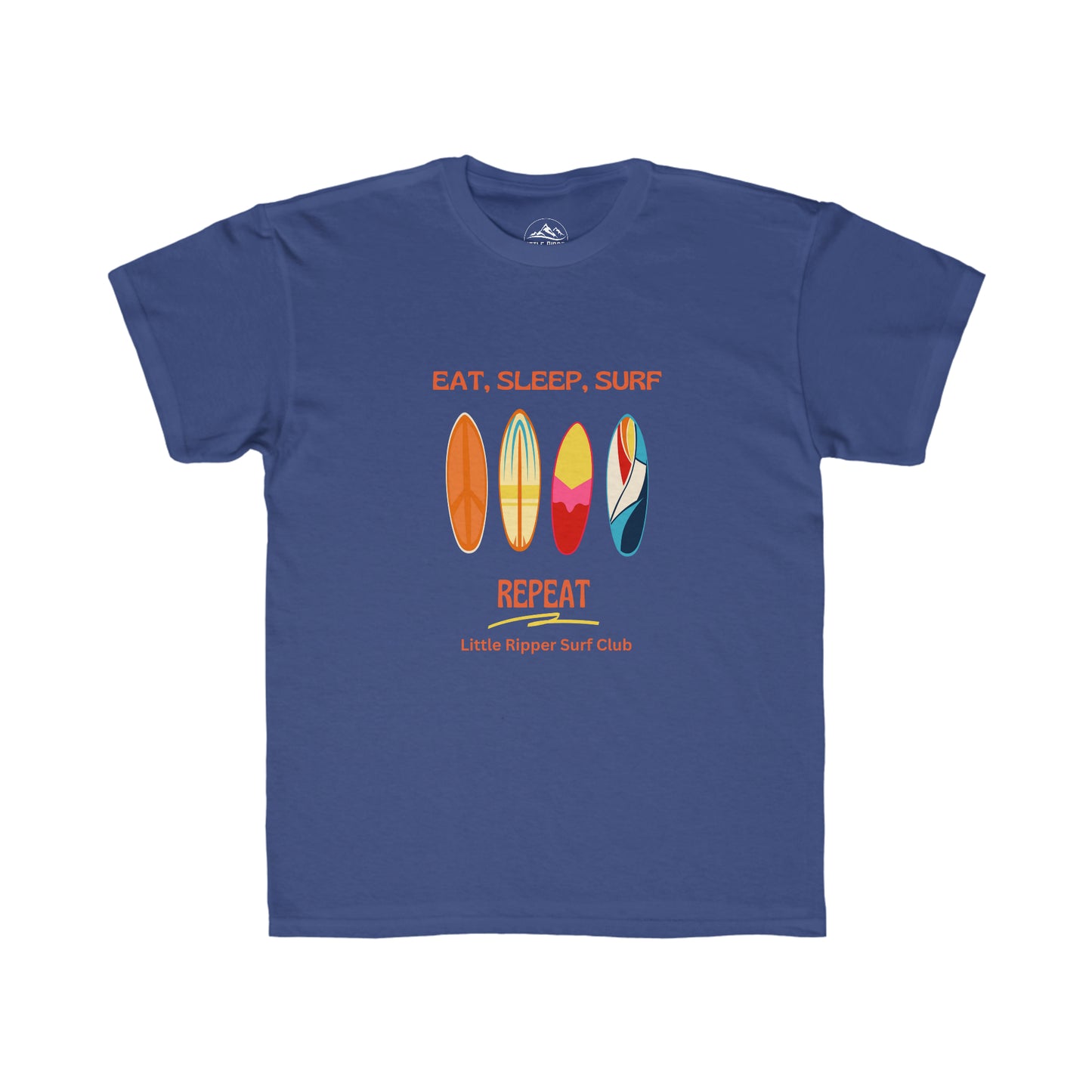 Eat, Sleep, Surf - Little Ripper Surf Club - Kids Regular Fit Tee