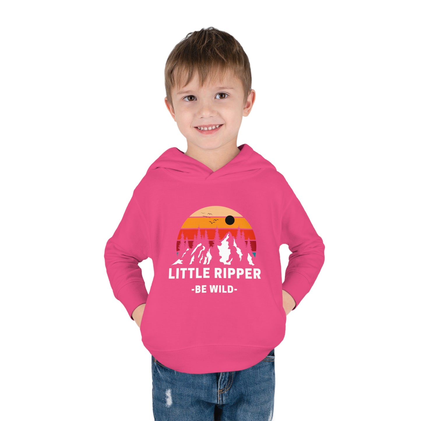 Little Ripper Be Wild - Toddler Pullover Fleece Hoodie