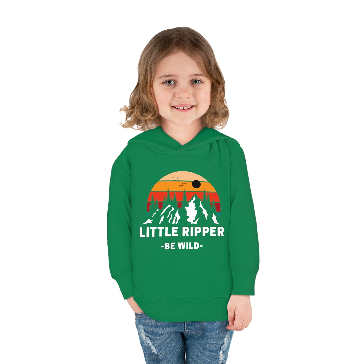 Little Ripper Be Wild - Toddler Pullover Fleece Hoodie