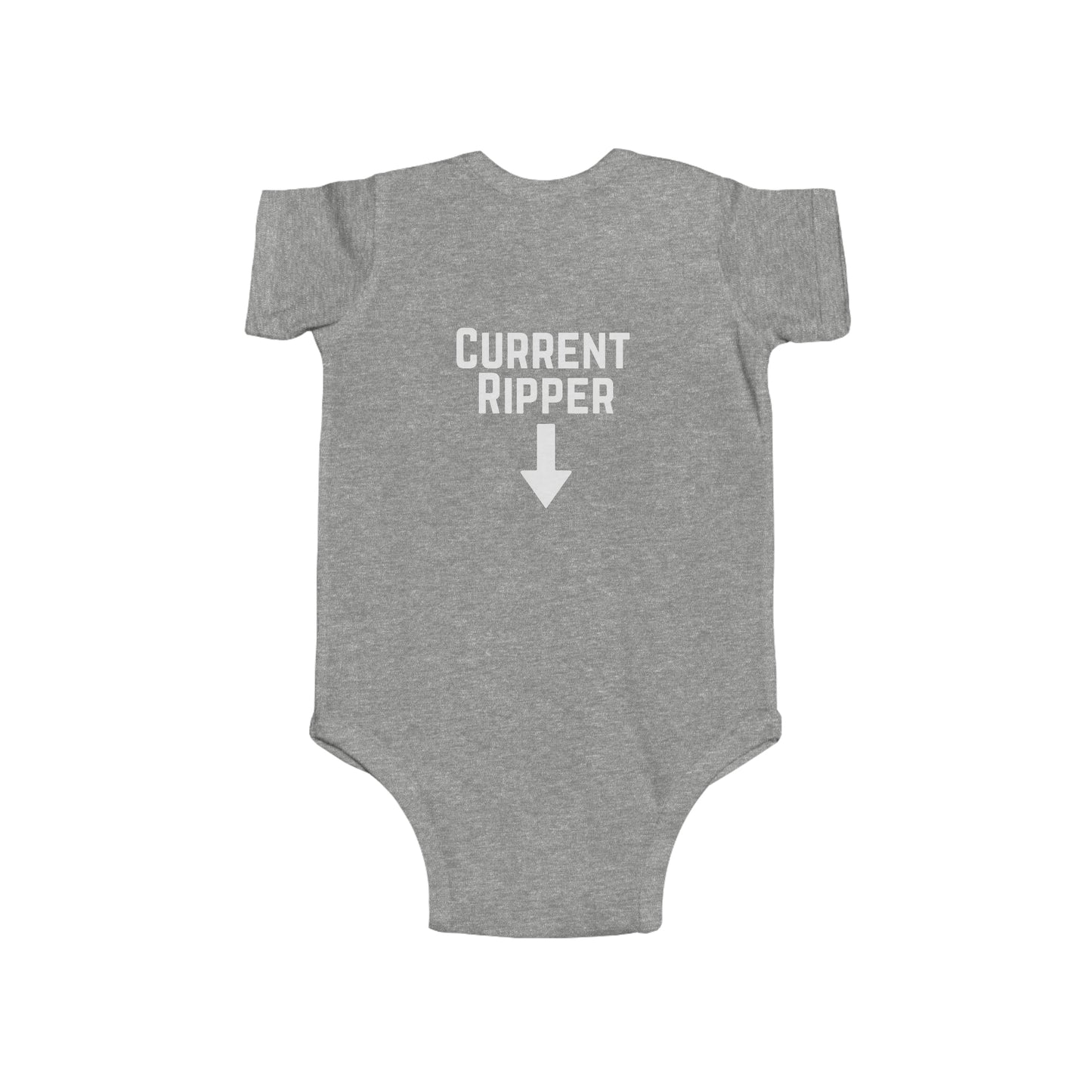 Bike Future Ripper Current Ripper - Infant Fine Jersey Bodysuit - White Logo