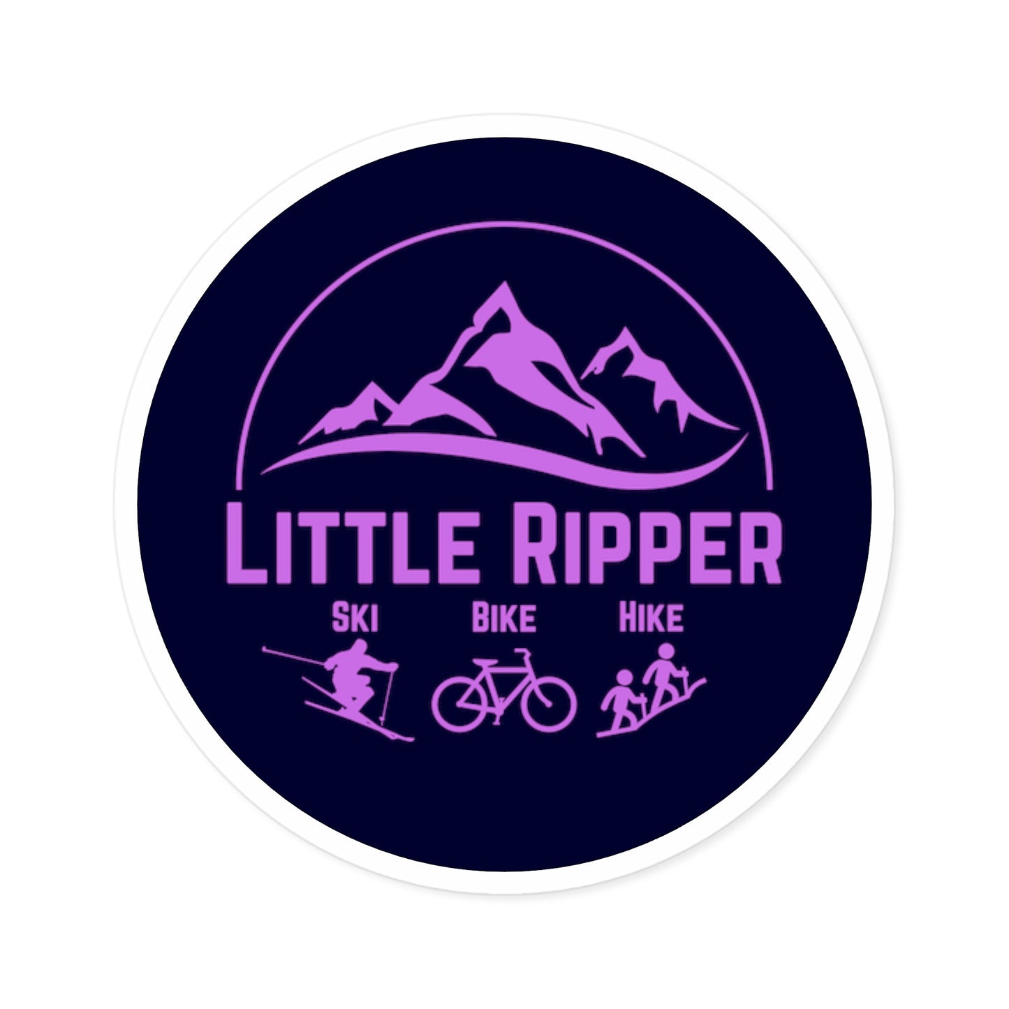 Little Ripper - Ski Bike Hike - Sticker