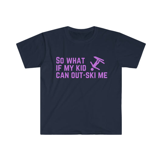 Parent of a Little Ripper T-Shirt - My Kid Can Out-Ski Me