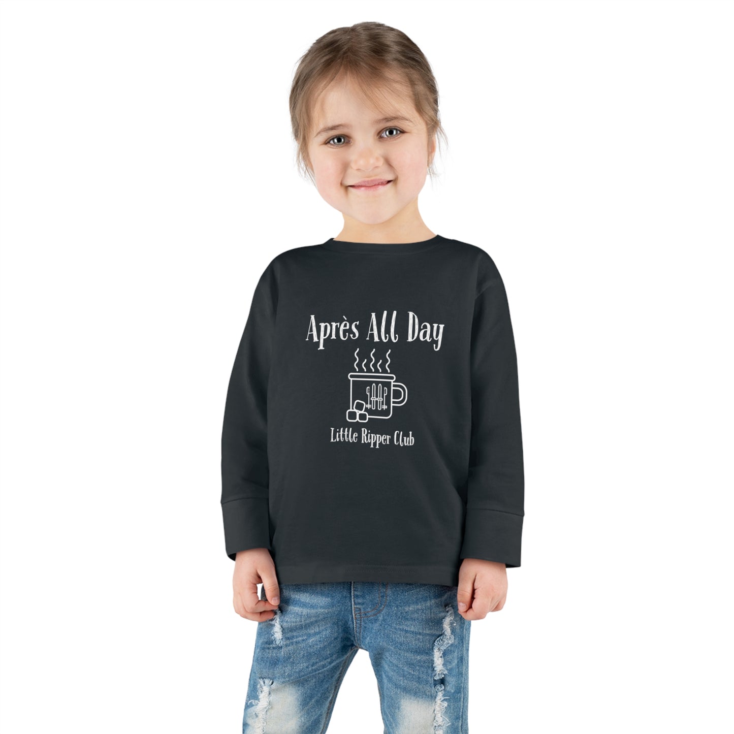 Little Ripper Après All Day - Toddler Long Sleeve Tee