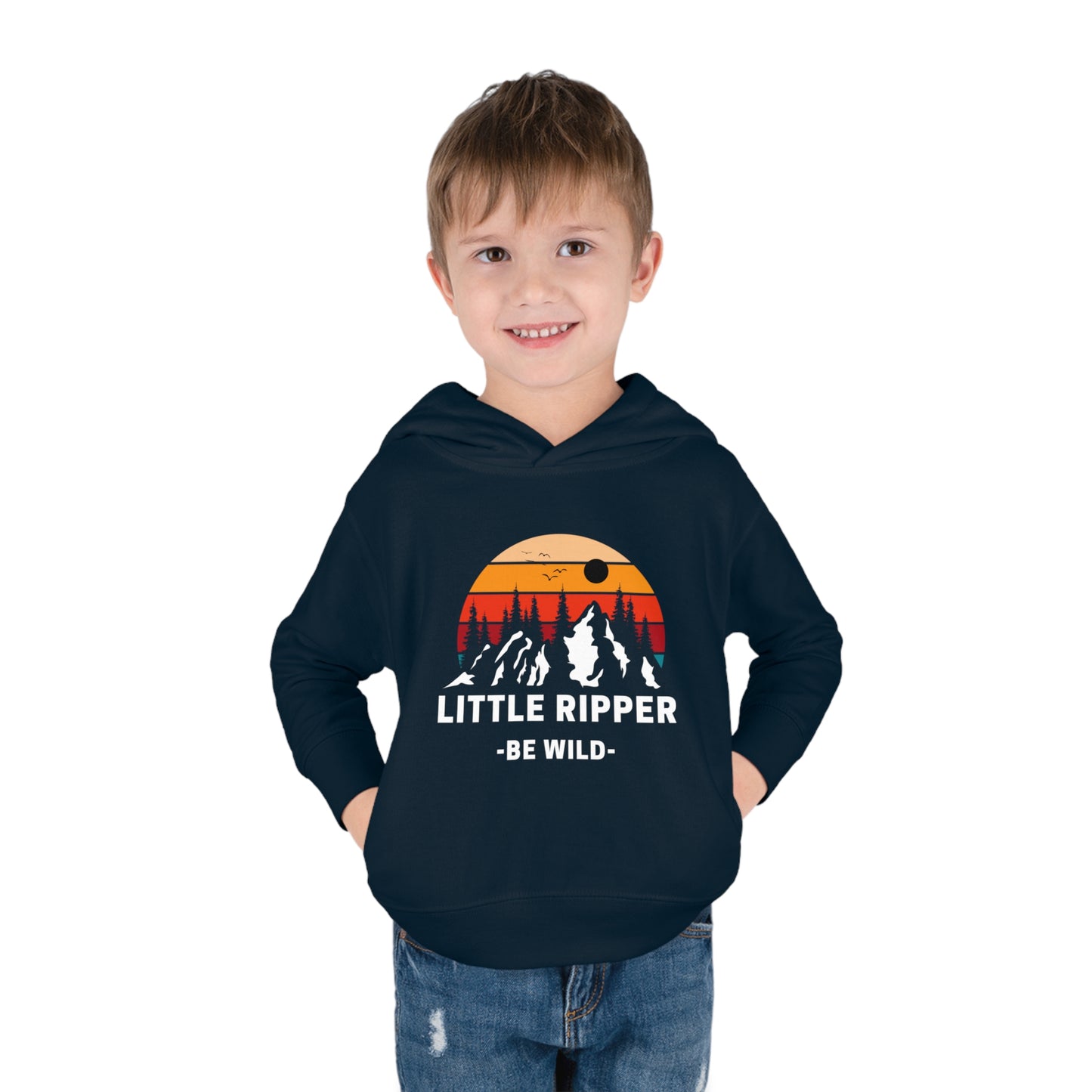 Little Ripper Be Wild - Toddler Pullover Fleece Hoodie