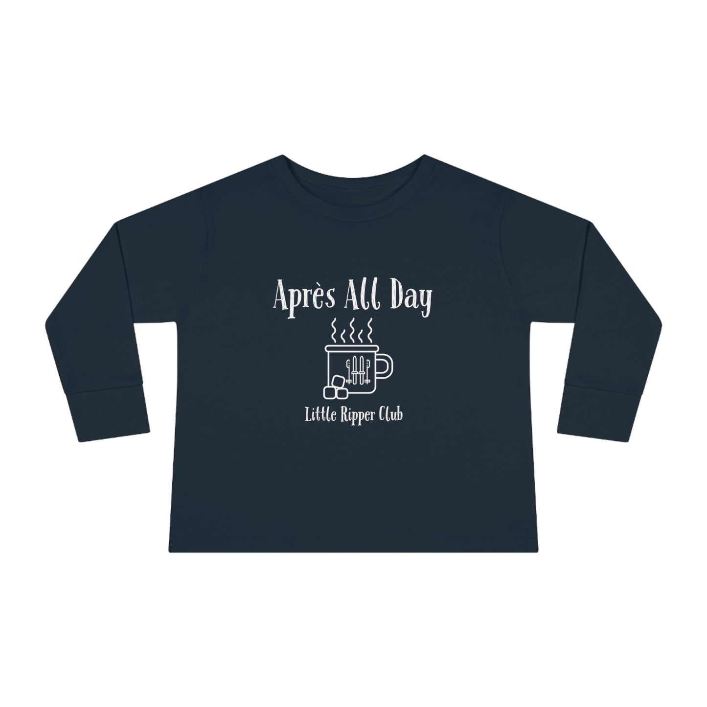 Little Ripper Après All Day - Toddler Long Sleeve Tee