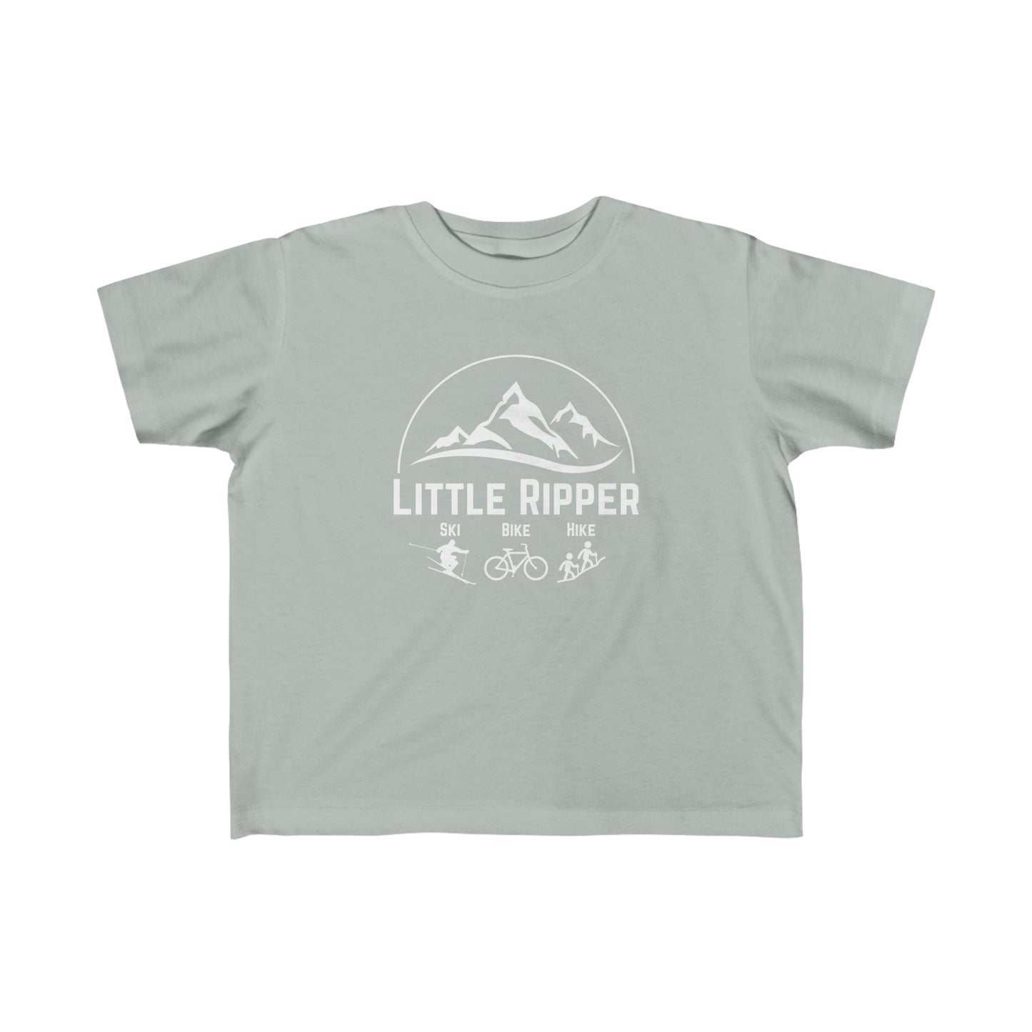 Toddler - Little Ripper Ski Bike Hike shirt - White Logo