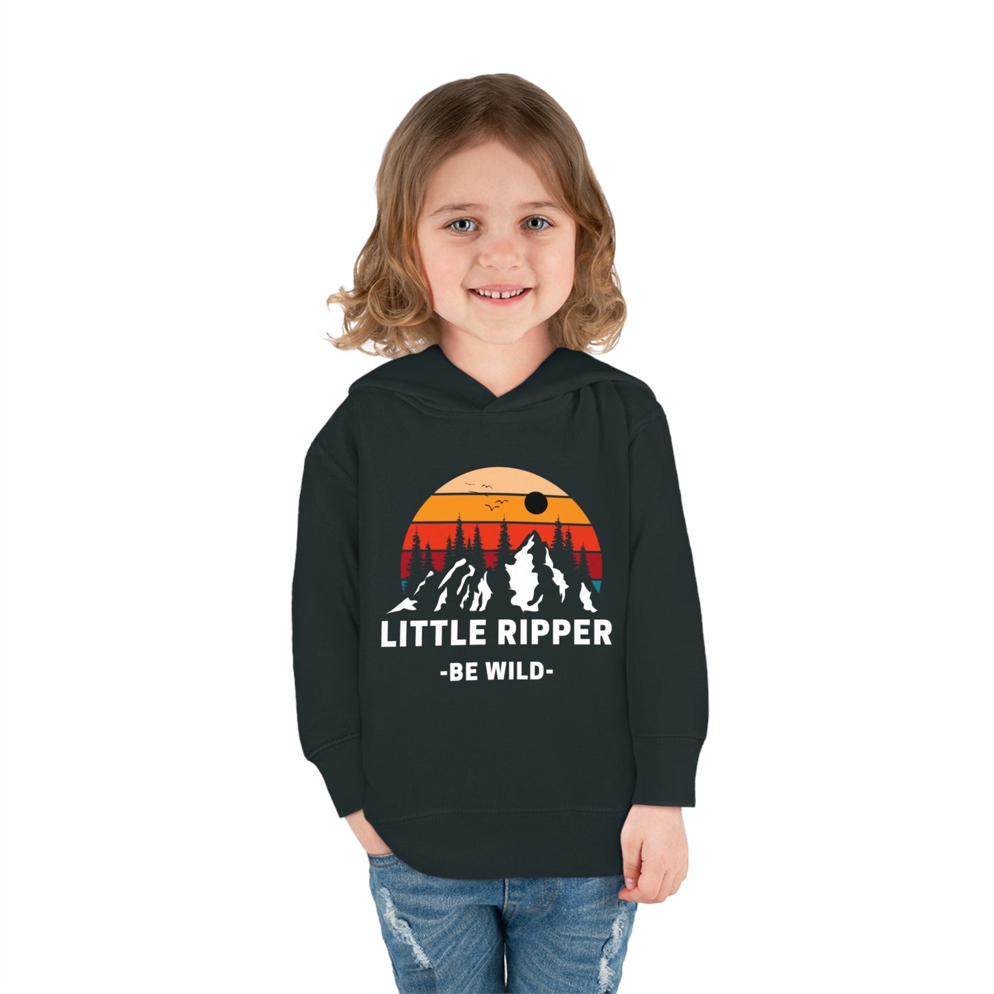 Little Ripper Be Wild - Toddler Pullover Fleece Hoodie